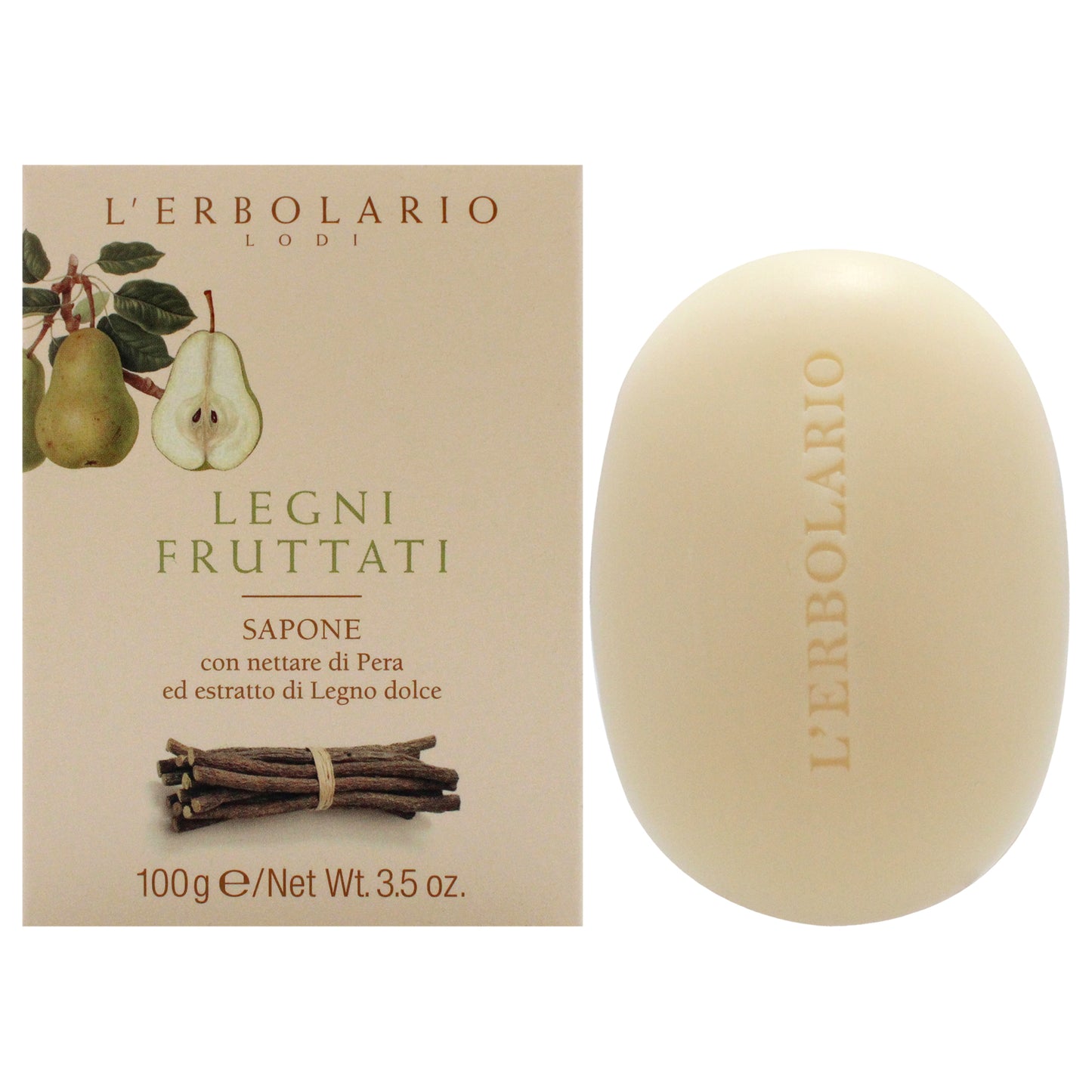 Soap - Legni Fruttati by LErbolario for Unisex - 3.5 oz Soap
