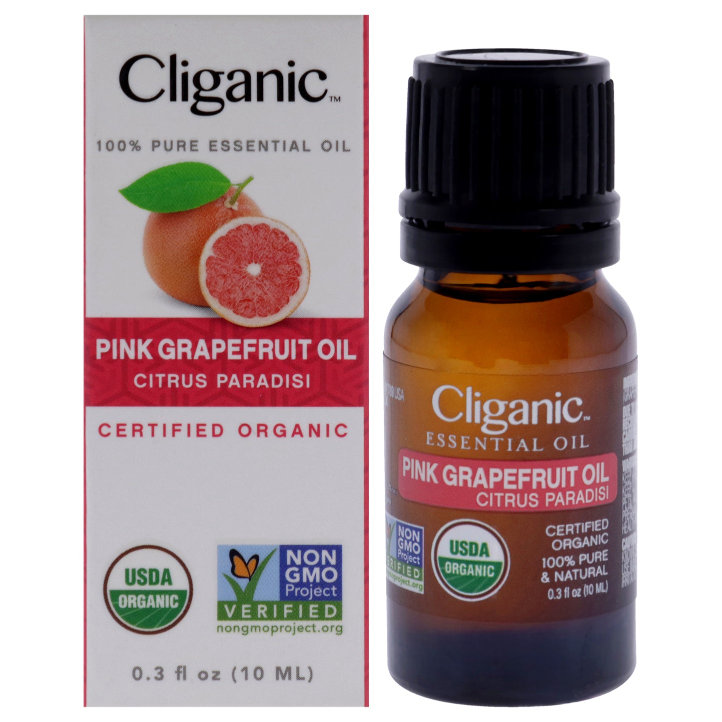 Organic Pink Grapefruit 0.33 oz Oil