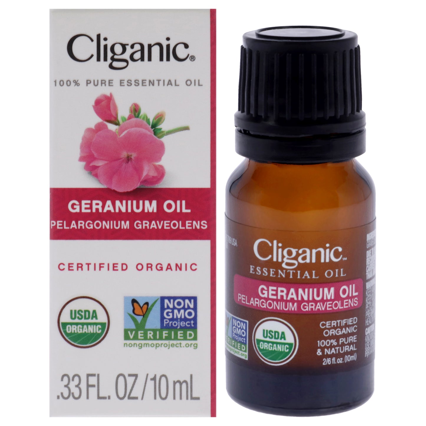 Organic Geranium 0.33 oz Oil