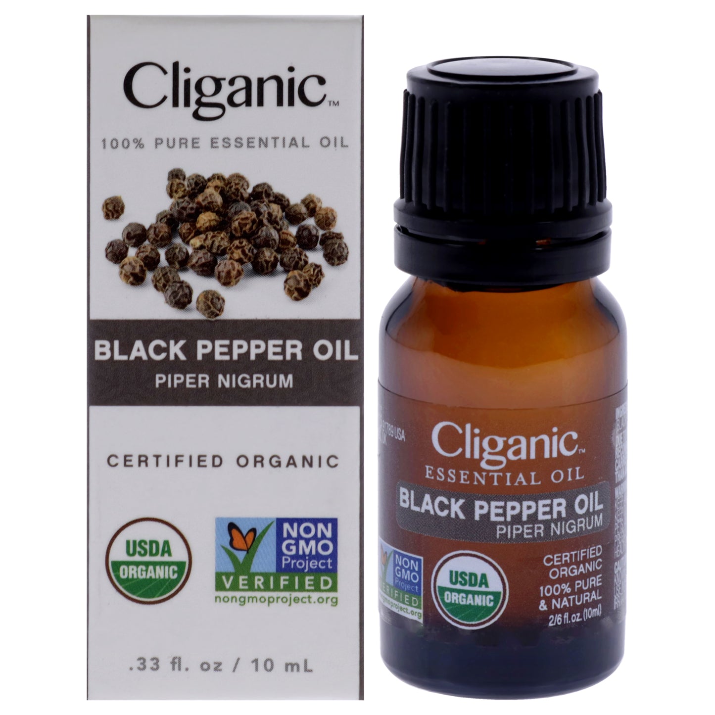 Organic Black Pepper 0.33 oz Oil