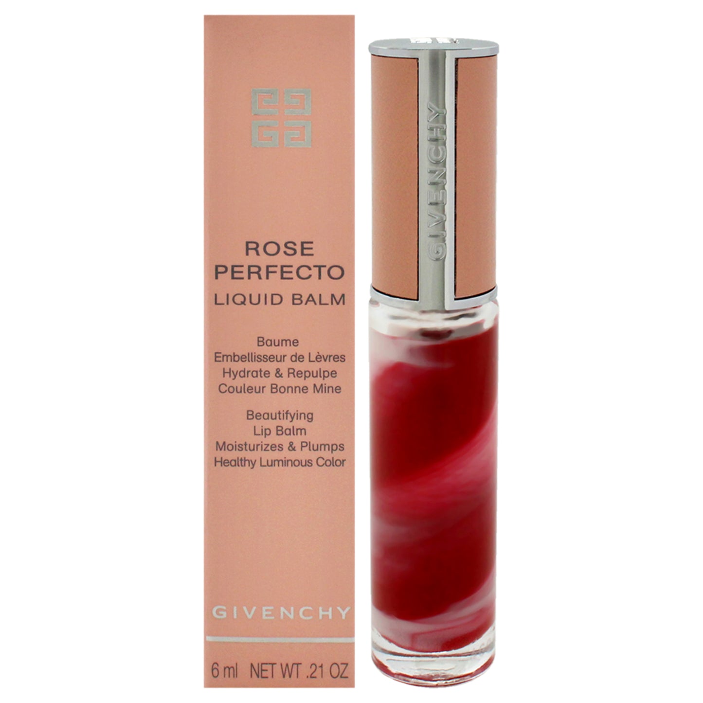 Rose Perfecto Tinted Liquid Lip Balm - 37 Rouge Graine 0.2 oz Lip Balm