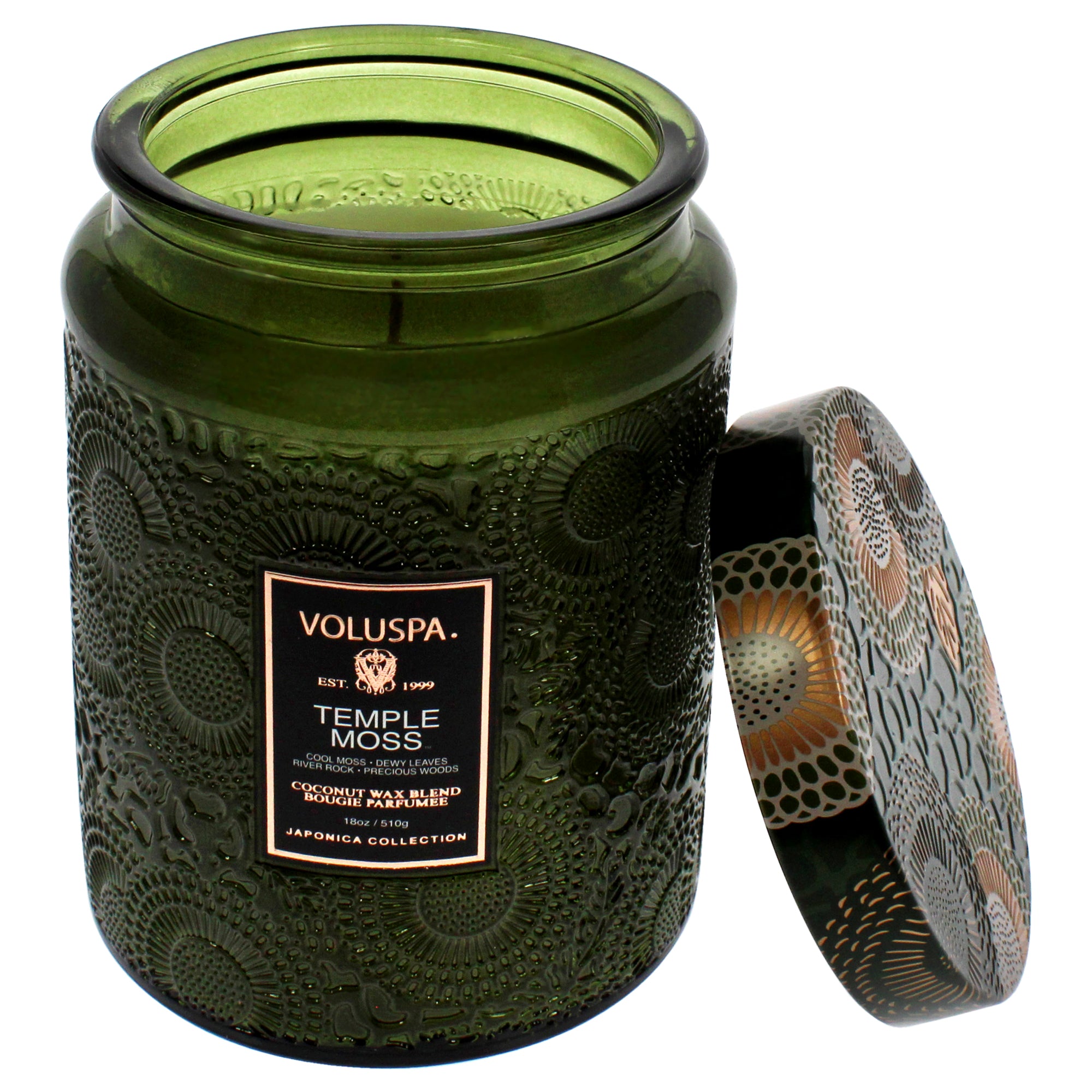 Japonica Collection Large - Temple Moss - Large by Voluspa for Unisex - 18 oz Candle