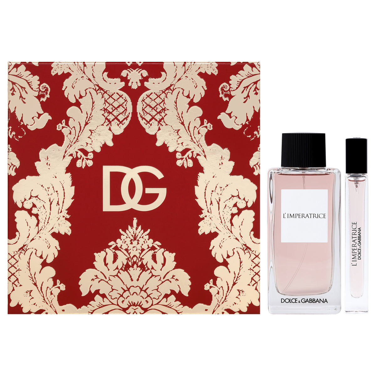 LImperatrice by Dolce and Gabbana for Women - 2 Pc Gift Set 3.3oz EDT Spray, 0.33oz EDT Spray (Mini)