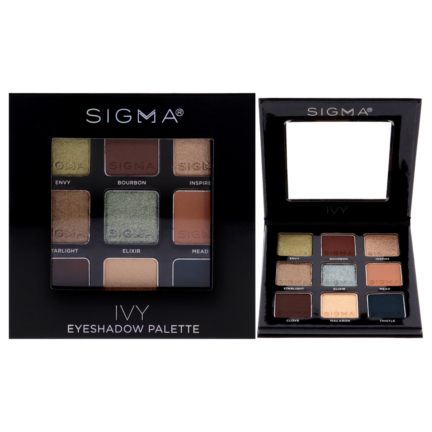 Eyeshadow Palette - Ivy by SIGMA for Women - 0.32 oz Eye Shadow