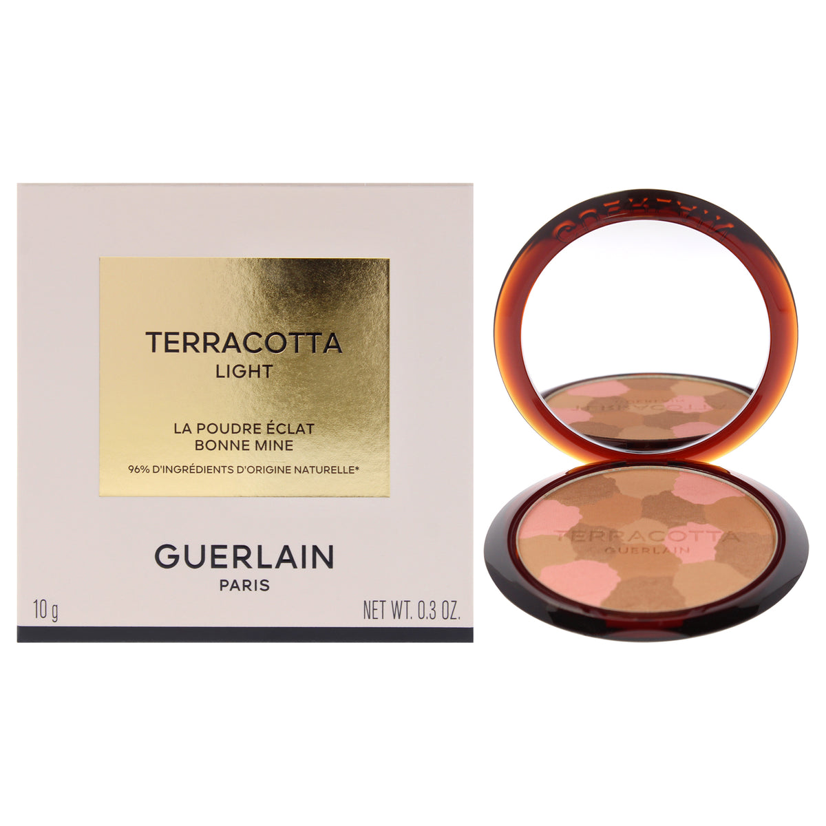 Terracotta Light The Sun Kissed Healthy Glow Powder - 02 Medium Cool by Guerlain for Women - 0.3 oz Powder (Refillable)