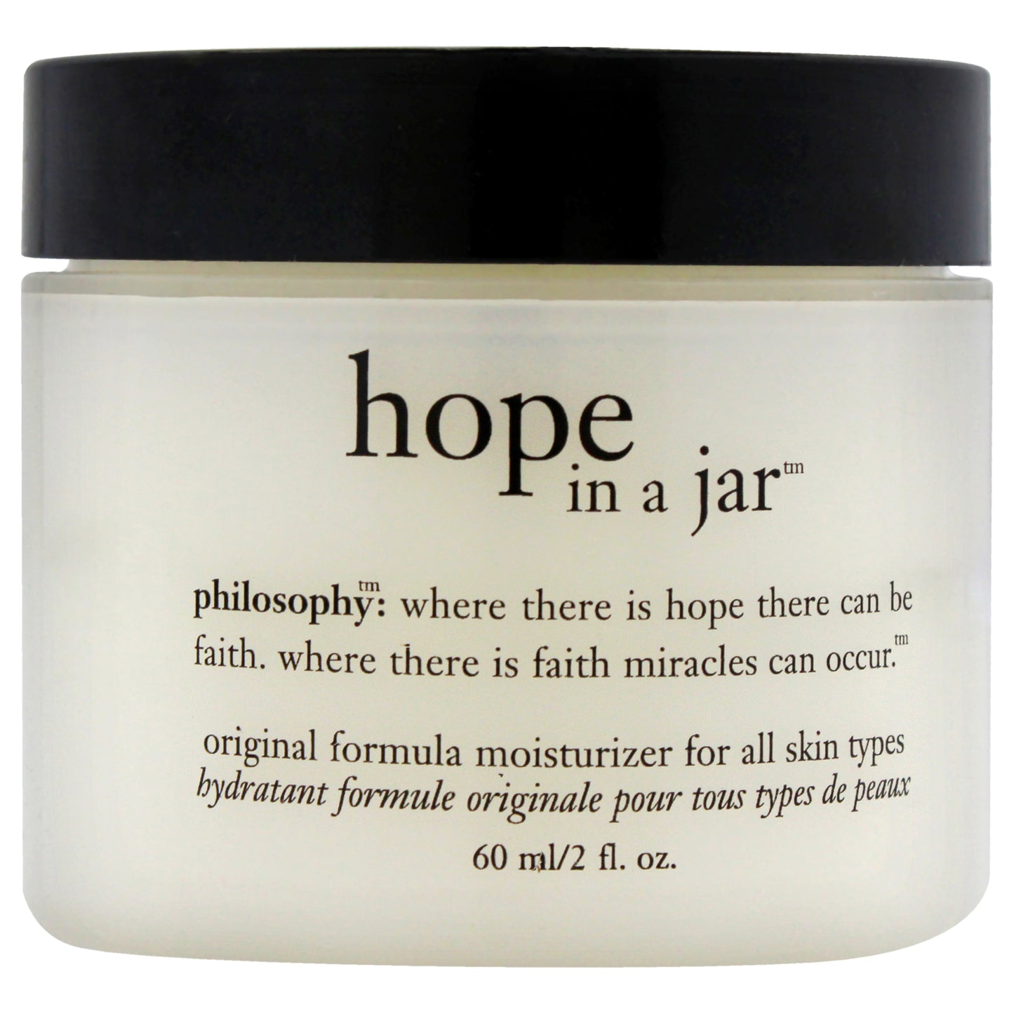 Hope In a Jar Moisturizer by Philosophy for Unisex - 2 oz Moisturizer (Tester)