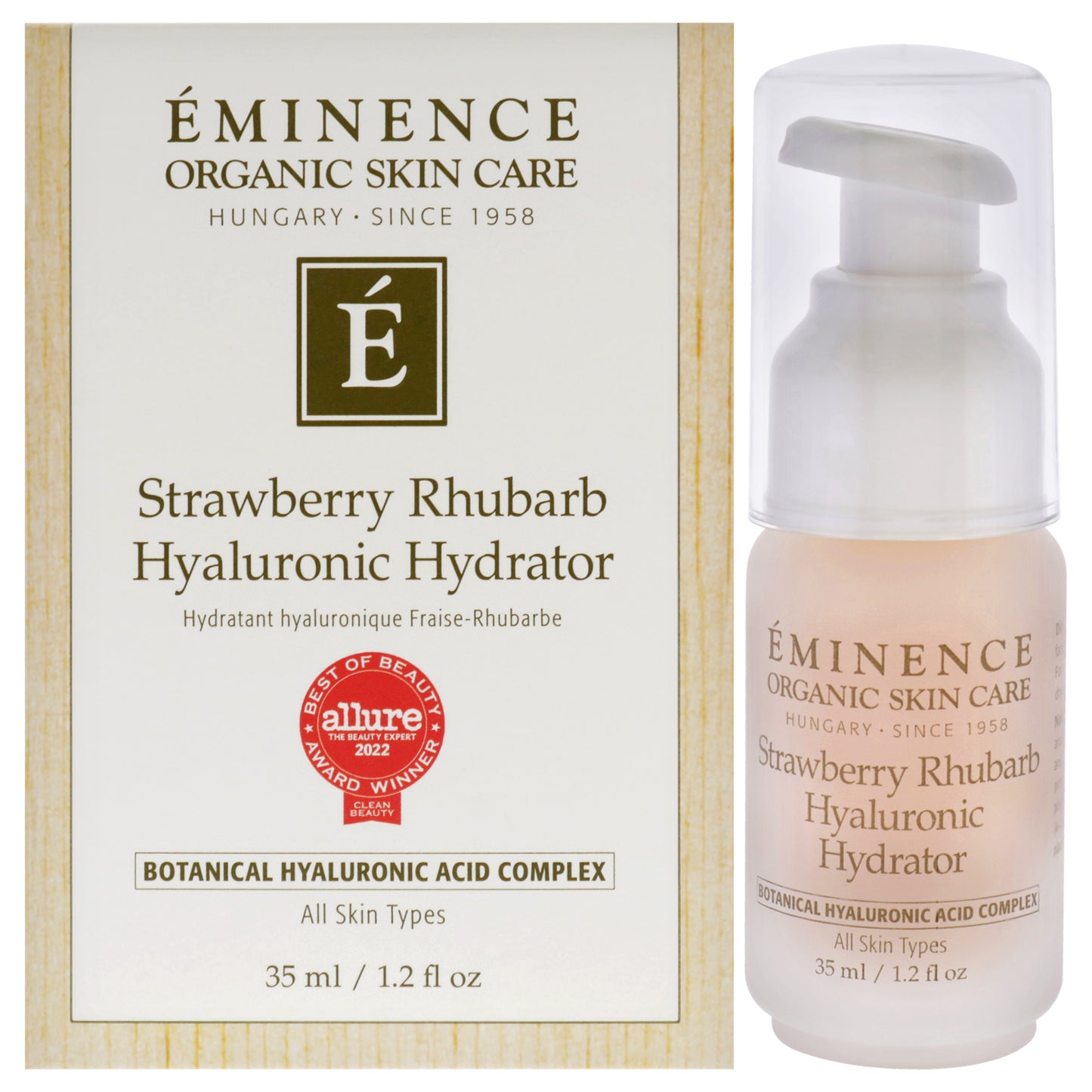 Strawberry Rhubarb Hyaluronic Hydrator by Eminence for Unisex - 1.2 oz Cream