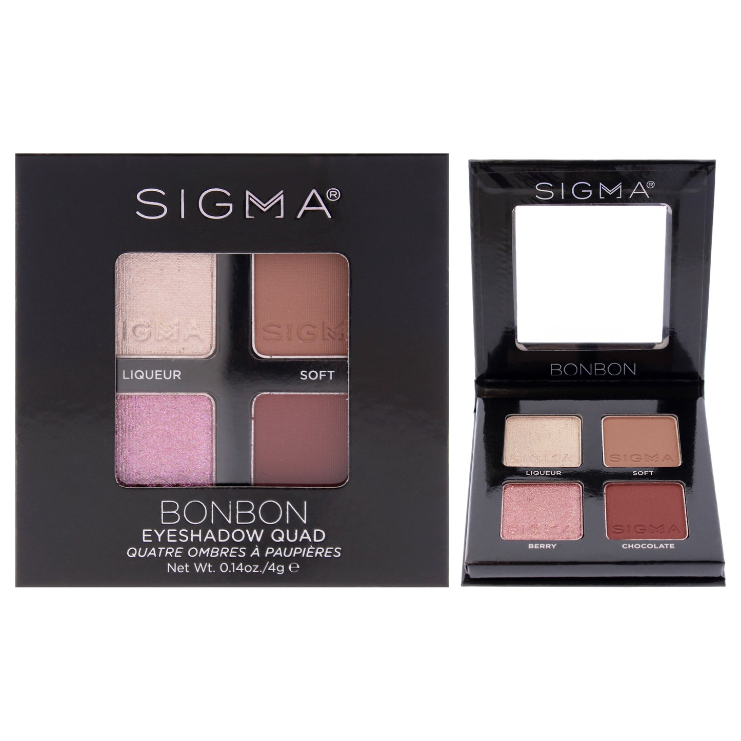 Eyeshadow Quad - Bonbon by SIGMA for Women - 0.14 oz Eye Shadow