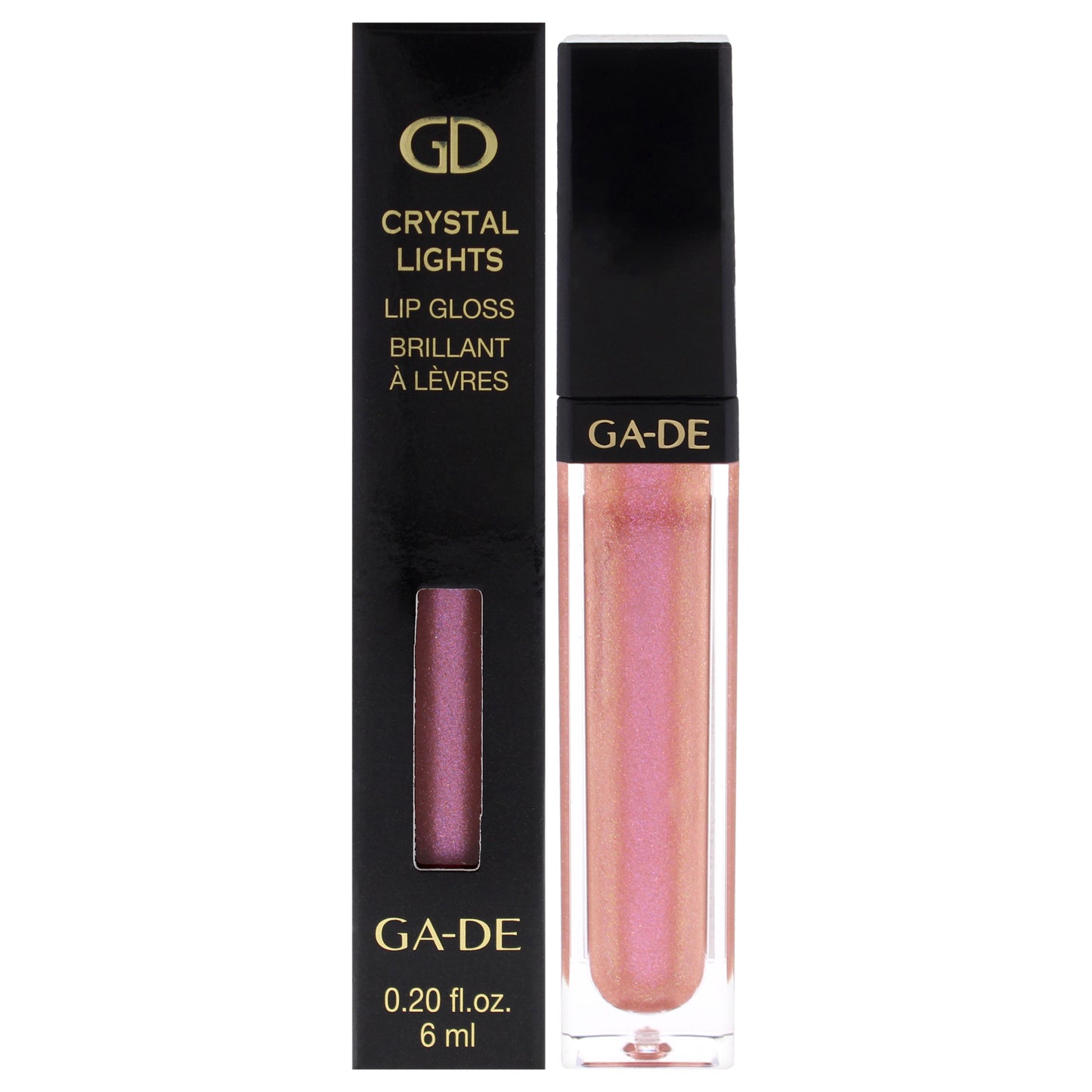Crystal Lights Lip Gloss - 805 Bejeweled by GA-DE for Women - 0.2 oz Lip Gloss