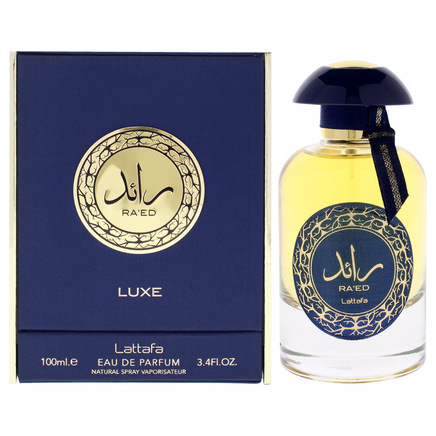 Raed - Luxe Gold by Lattafa for Unisex - 3.4 oz EDP Spray