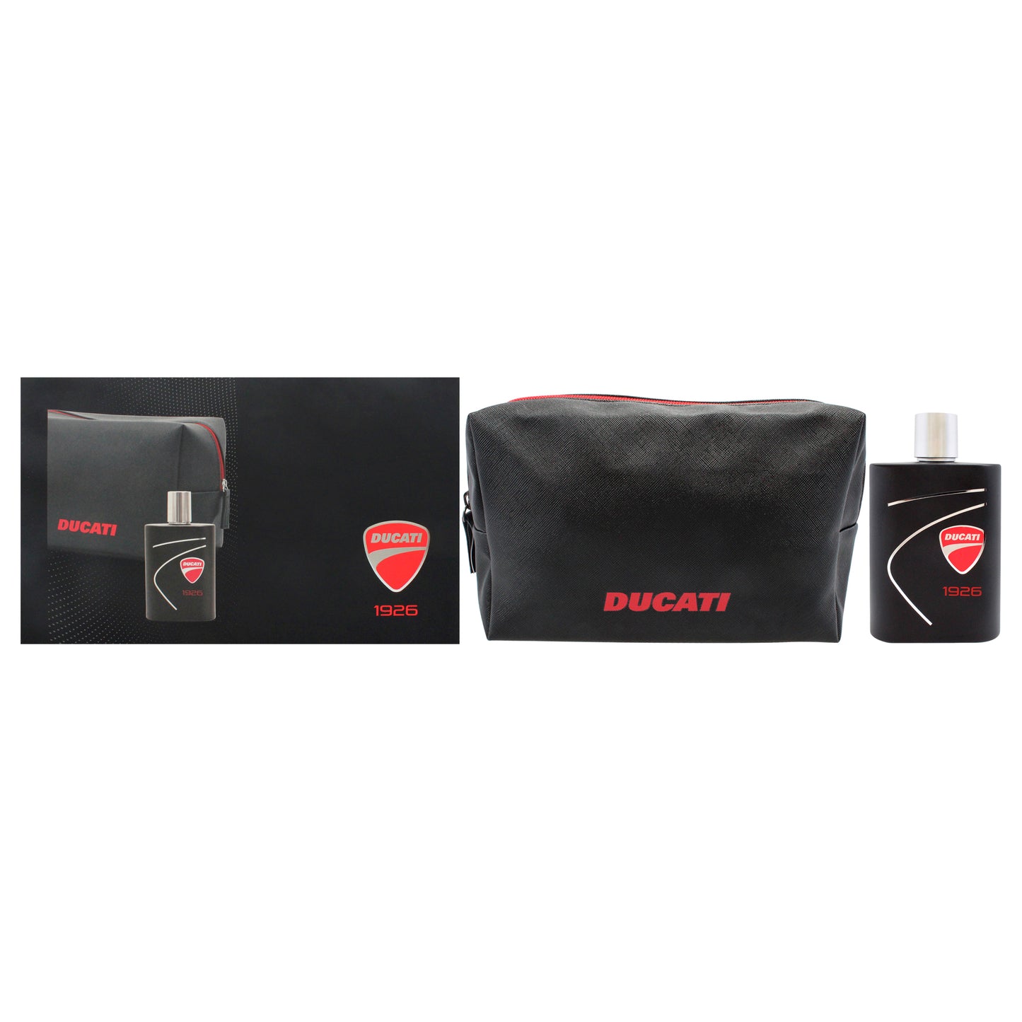 1926 by Ducati for Men - 2 Pc Gift Set 3.4oz EDT Spray, Pouch