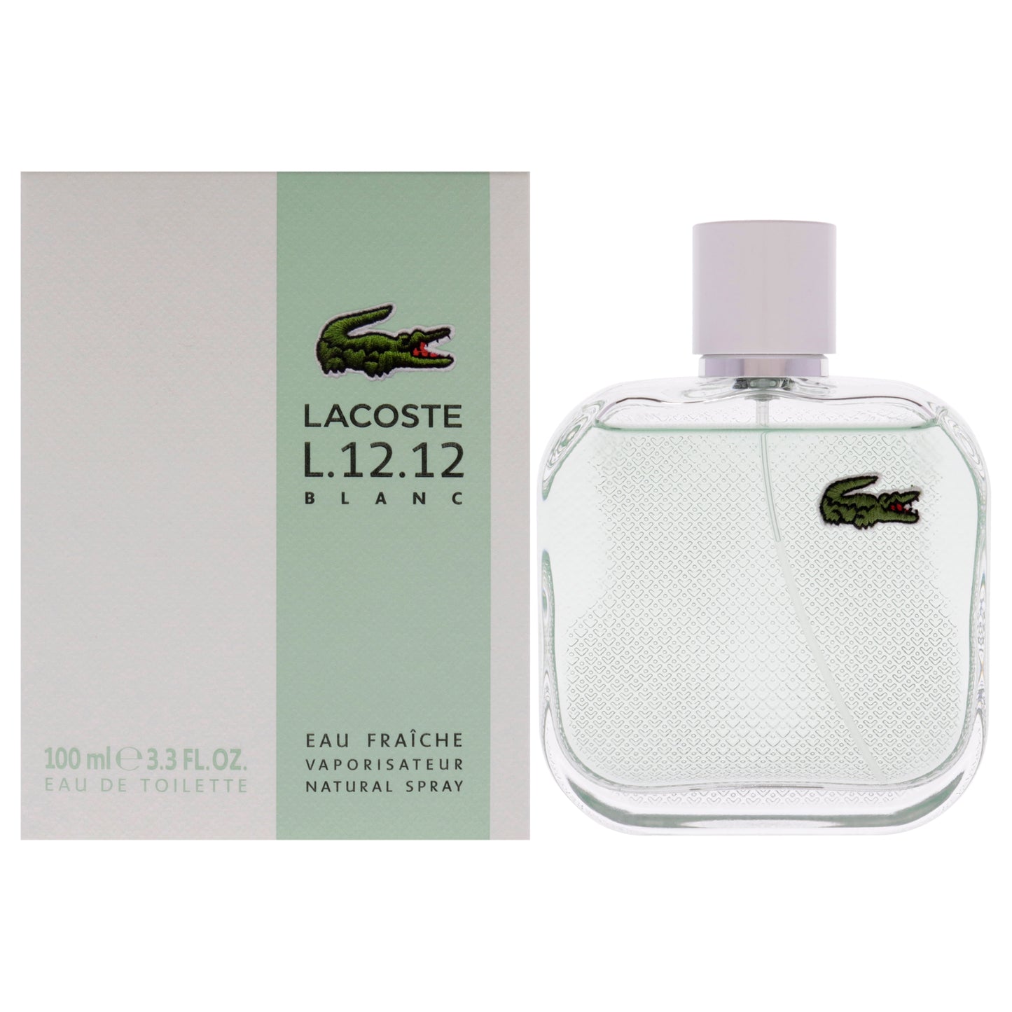 Lacoste Eau De L.12.12 Blanc Eau Fraiche 3.3 oz EDT Spray
