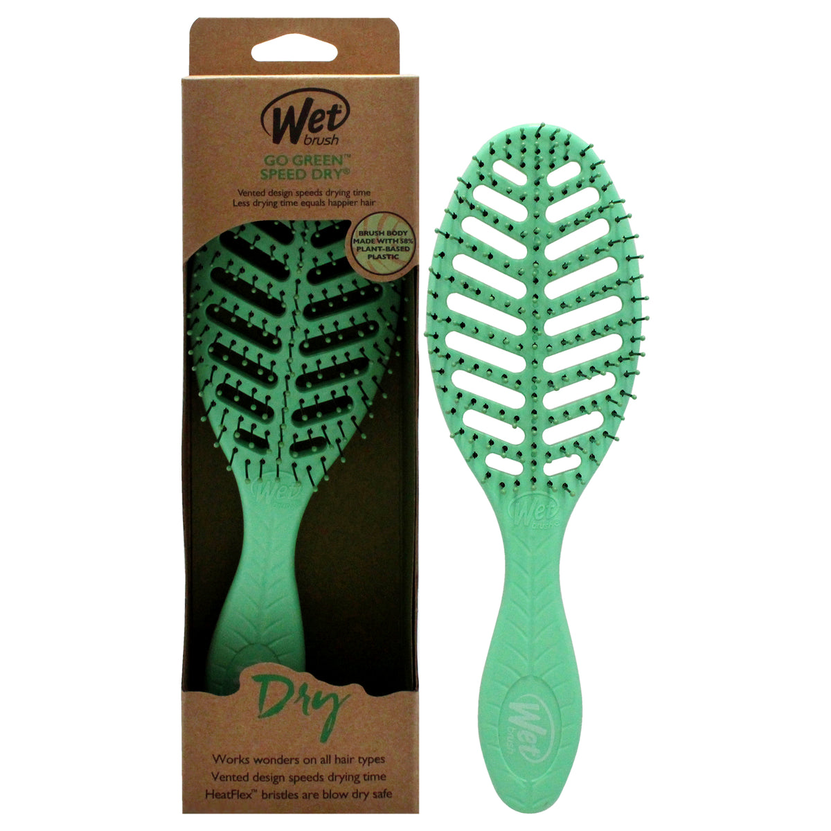 Go Green Speed Dry - Green by Wet Brush for Unisex - 1 Pc Brush