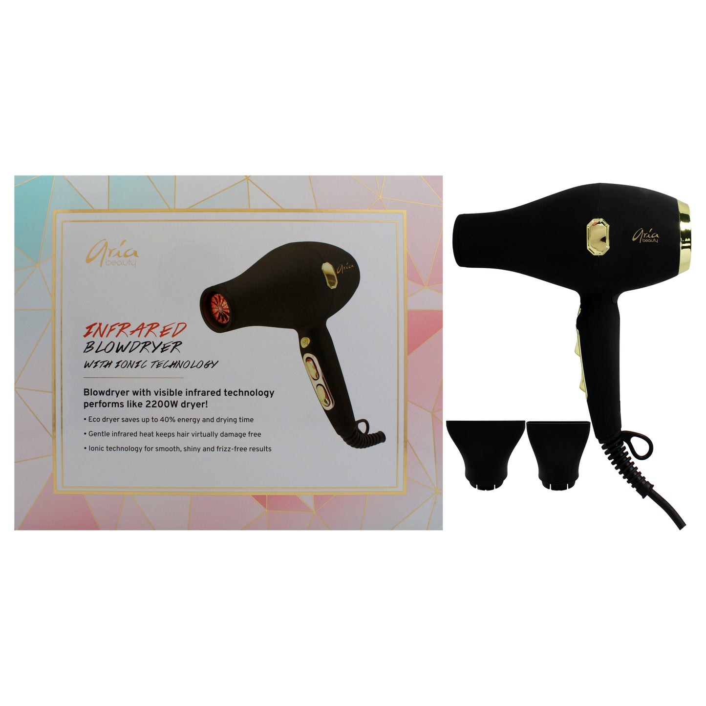 Infrared Blow Dryer With Ionic Technology - Black 1 Pc Hair Dryer