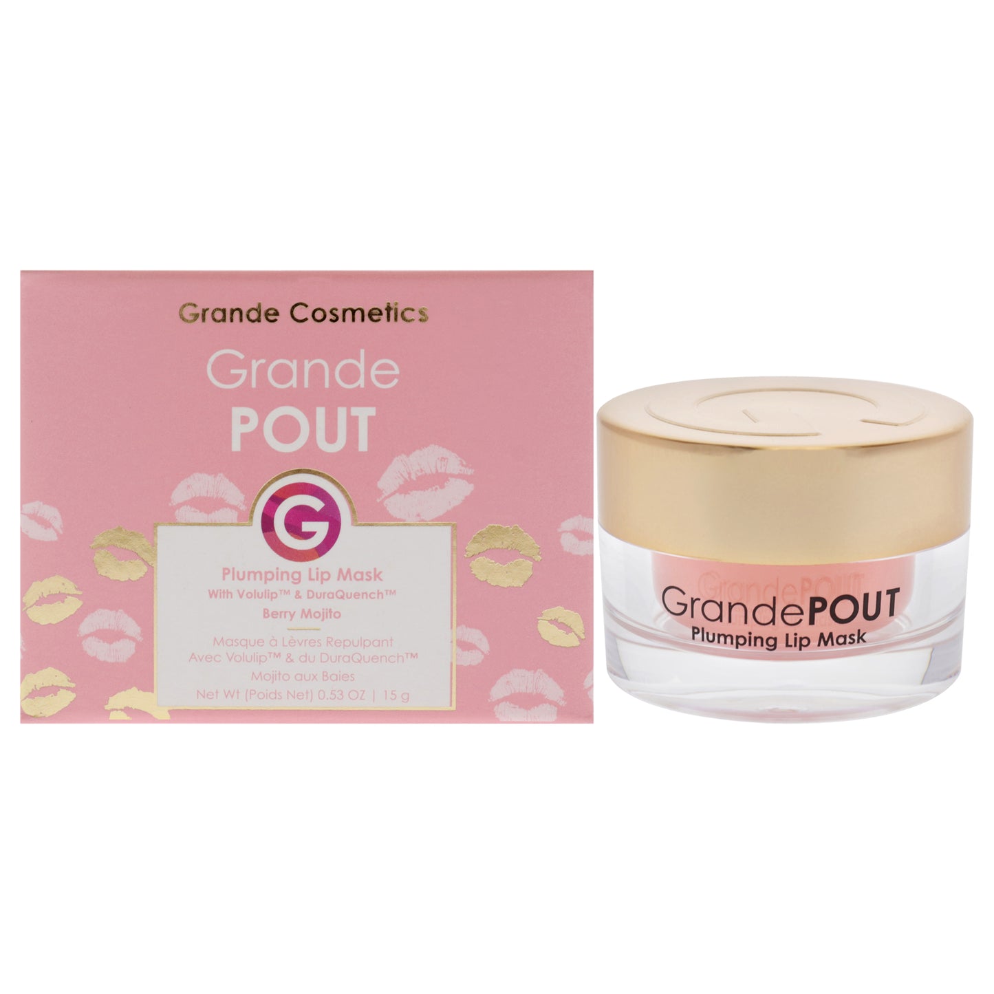 Grande Pout Plumping Lip Mask - Berry Mojito 0.53 oz Lip Mask