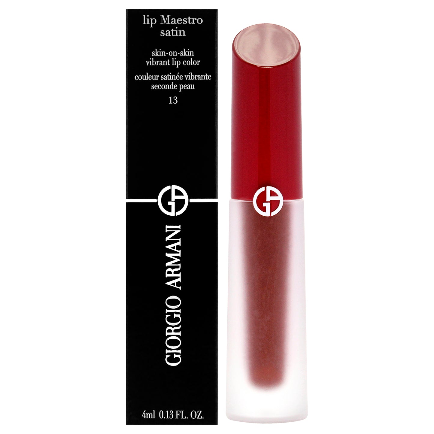 Lip Maestro Satin Lipstick - 13 Gala Night by Giorgio Armani for Women - 0.13 oz Lipstick
