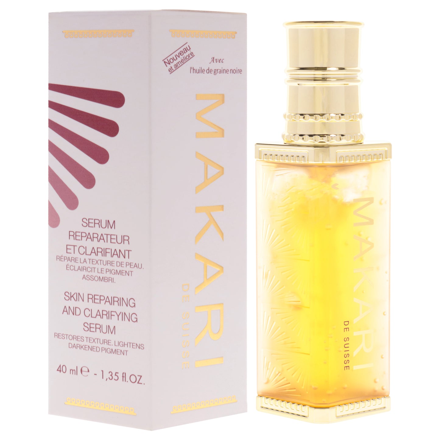 Skin Repairing and Clarifying Serum by Makari for Women - 1.35 oz Serum