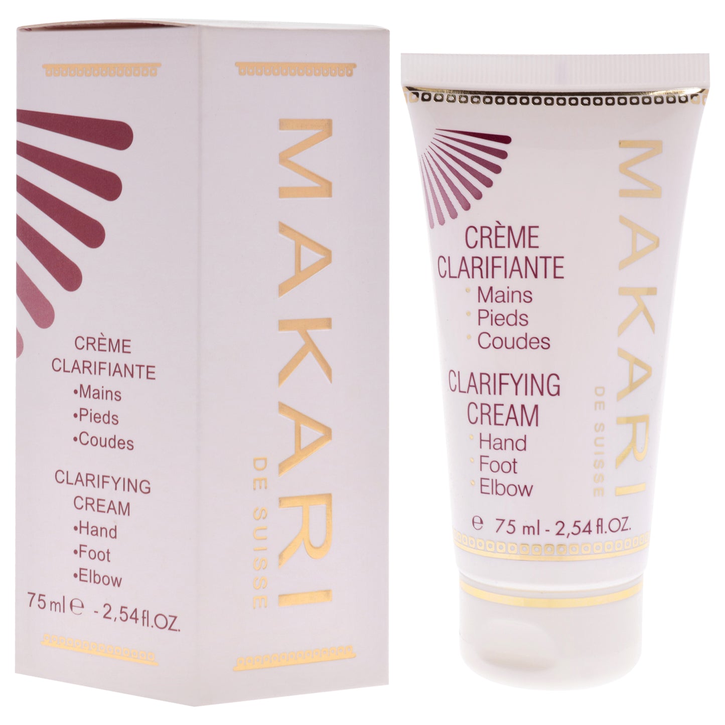 Clarifying Cream Hand Foot Elbow by Makari for Women - 2.54 oz Cream