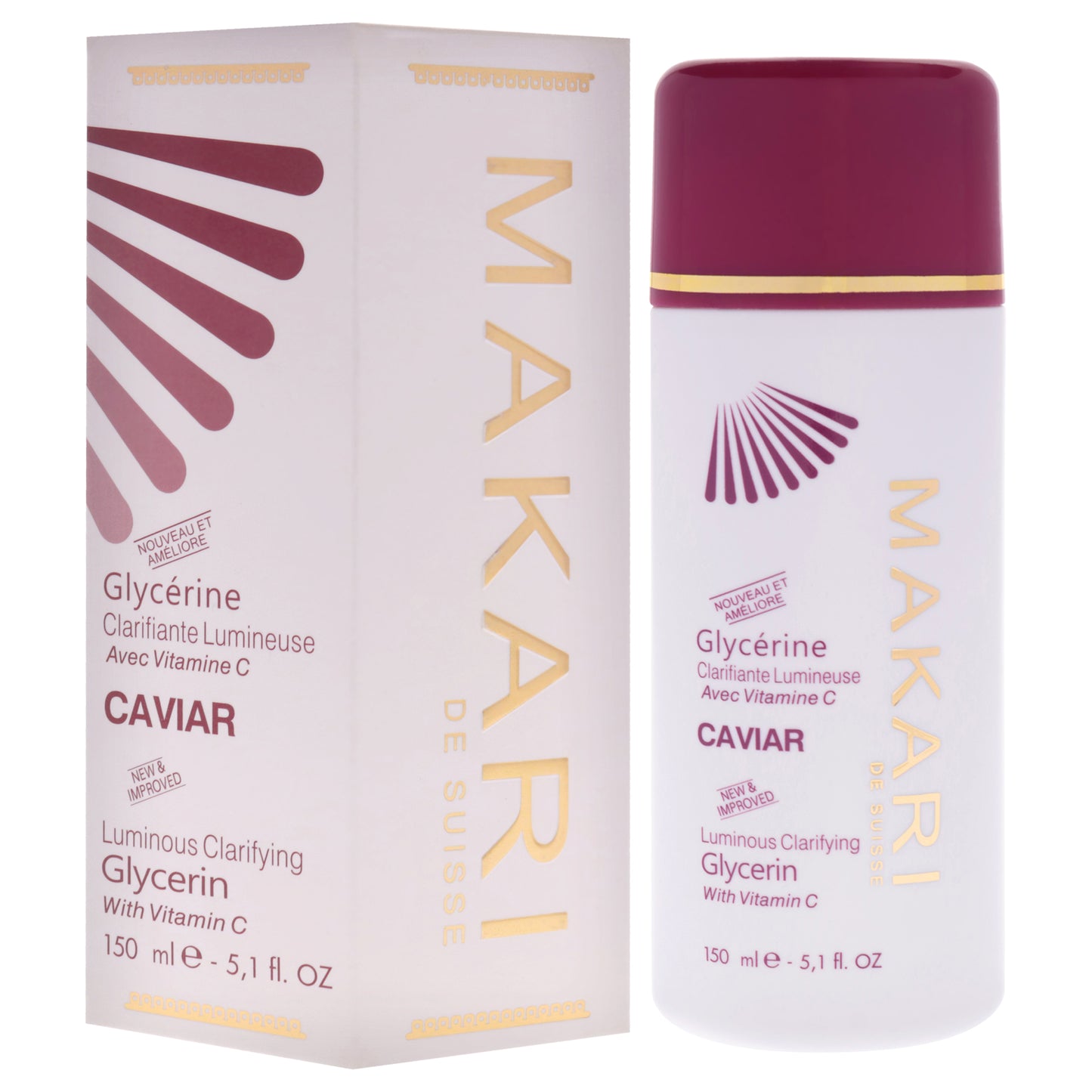 Caviar Luminous Clarifying Glycerin by Makari for Women - 5.1 oz Cream