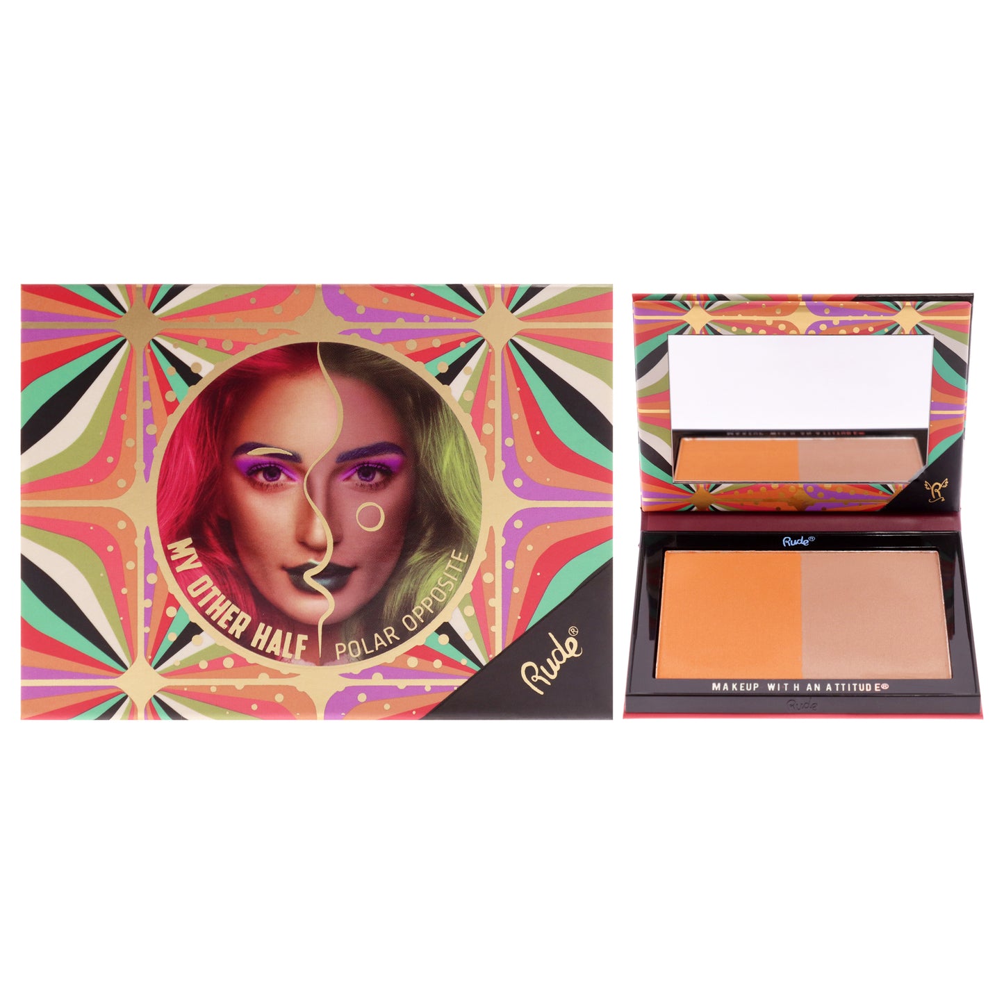 My Other Half Duo Shade Face Palette - Polar Opposite 0.458 oz Makeup