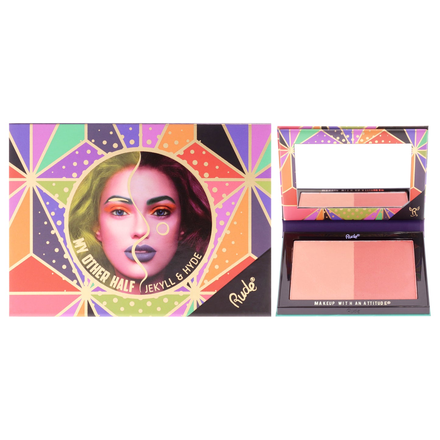 My Other Half Duo Shade Face Palette - Jekyll and Hyde 0.458 oz Makeup