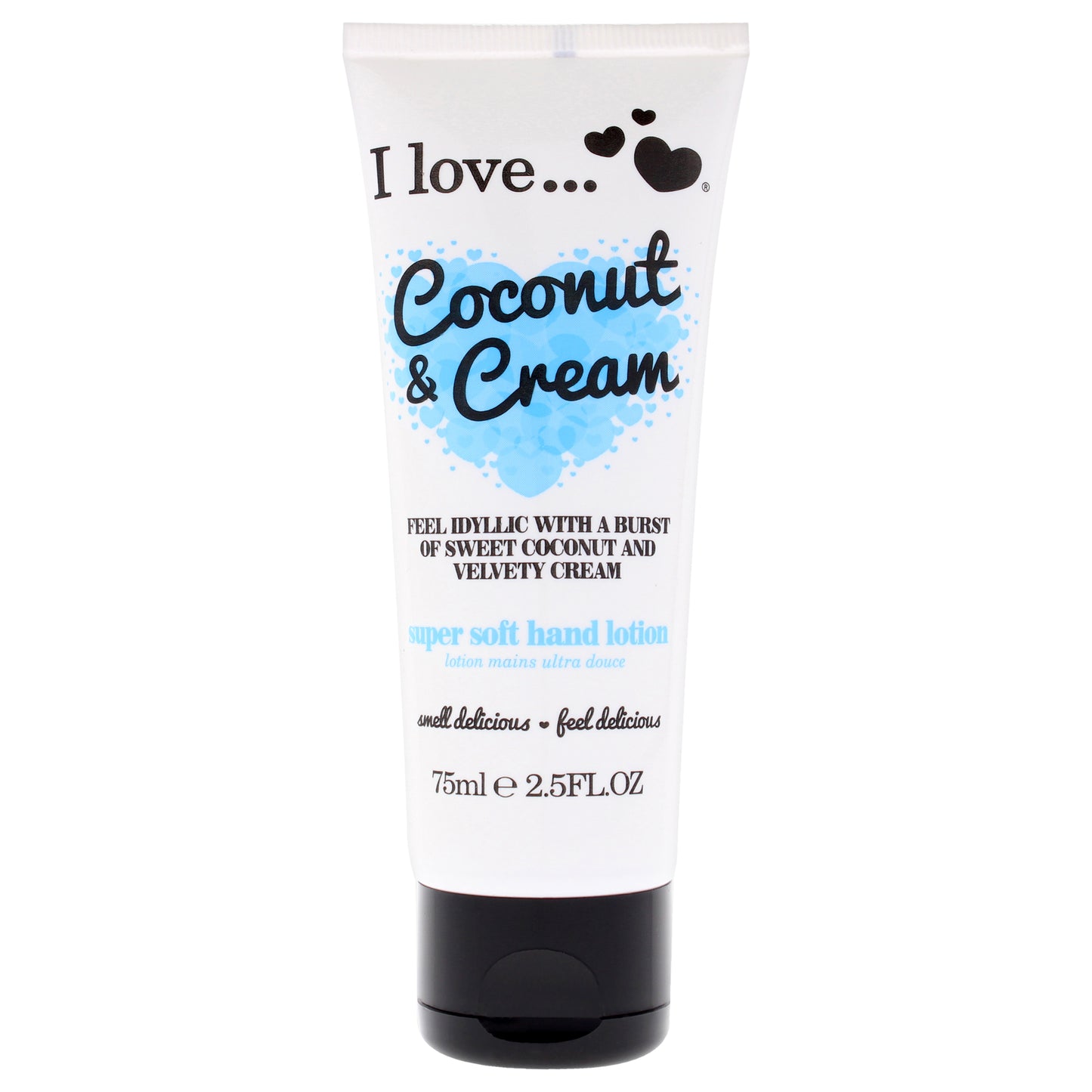Super Soft Hand Lotion - Coconut and Cream by I Love Cosmetics for Women - 2.5 oz Lotion