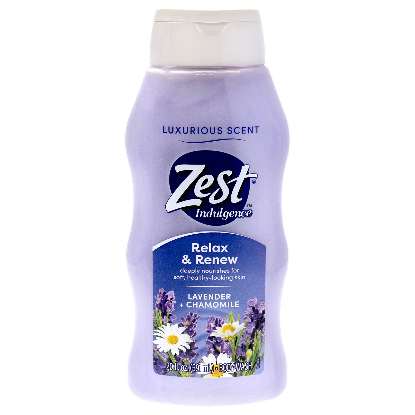 Relax and Renew Body Wash - Lavender and Chamomile by Zest for Women - 20 oz Body Wash