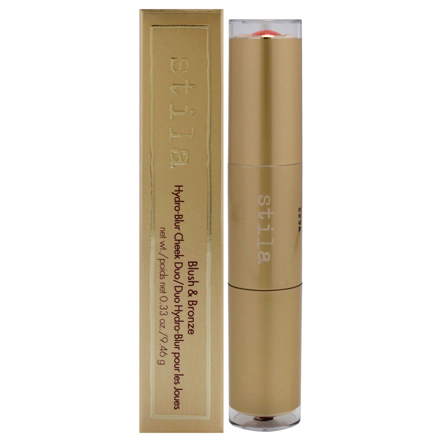 Blush and Bronze Hydro Blur Cheek Duo - Papaya and Tan by Stila for Women - 0.33 oz Makeup