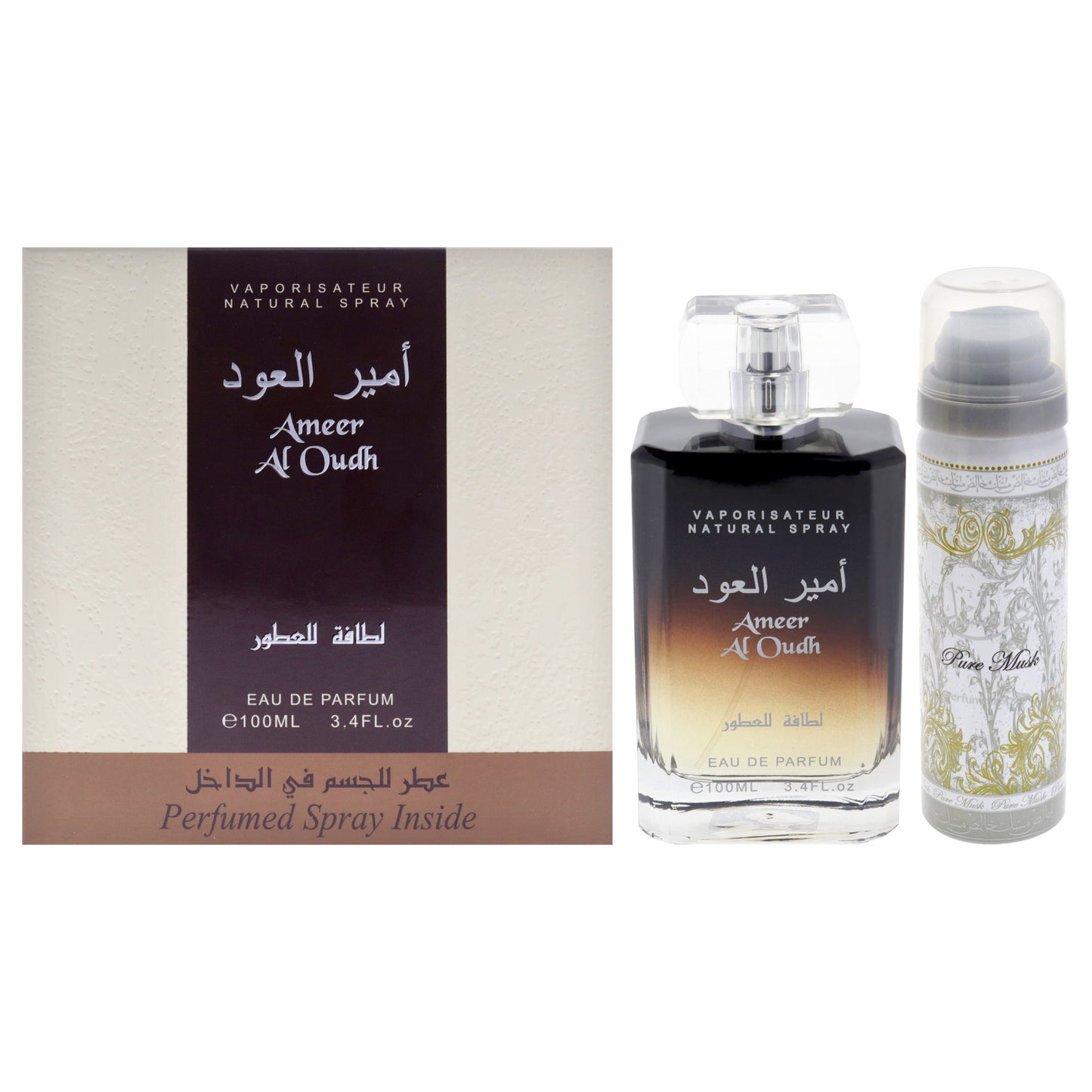 Ameer Al Oudh 2 Pc Gift Set 3.4oz EDP Spray