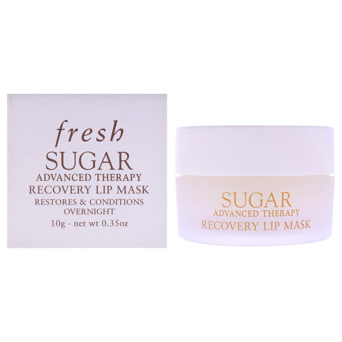 Sugar Advanced Therapy Recovery Lip Mask by Fresh for Women - 0.35 oz Lip Mask