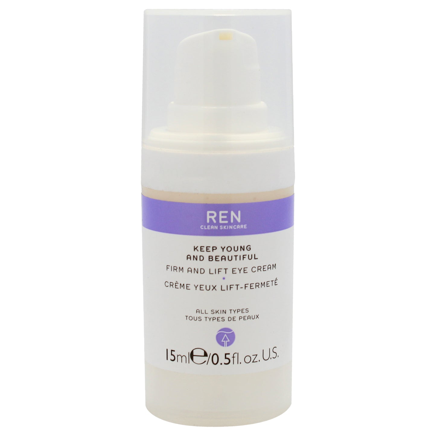 Keep Young and Beautiful Firm and Lift Eye Cream by REN for Unisex - 0.5 oz Cream (Tester)