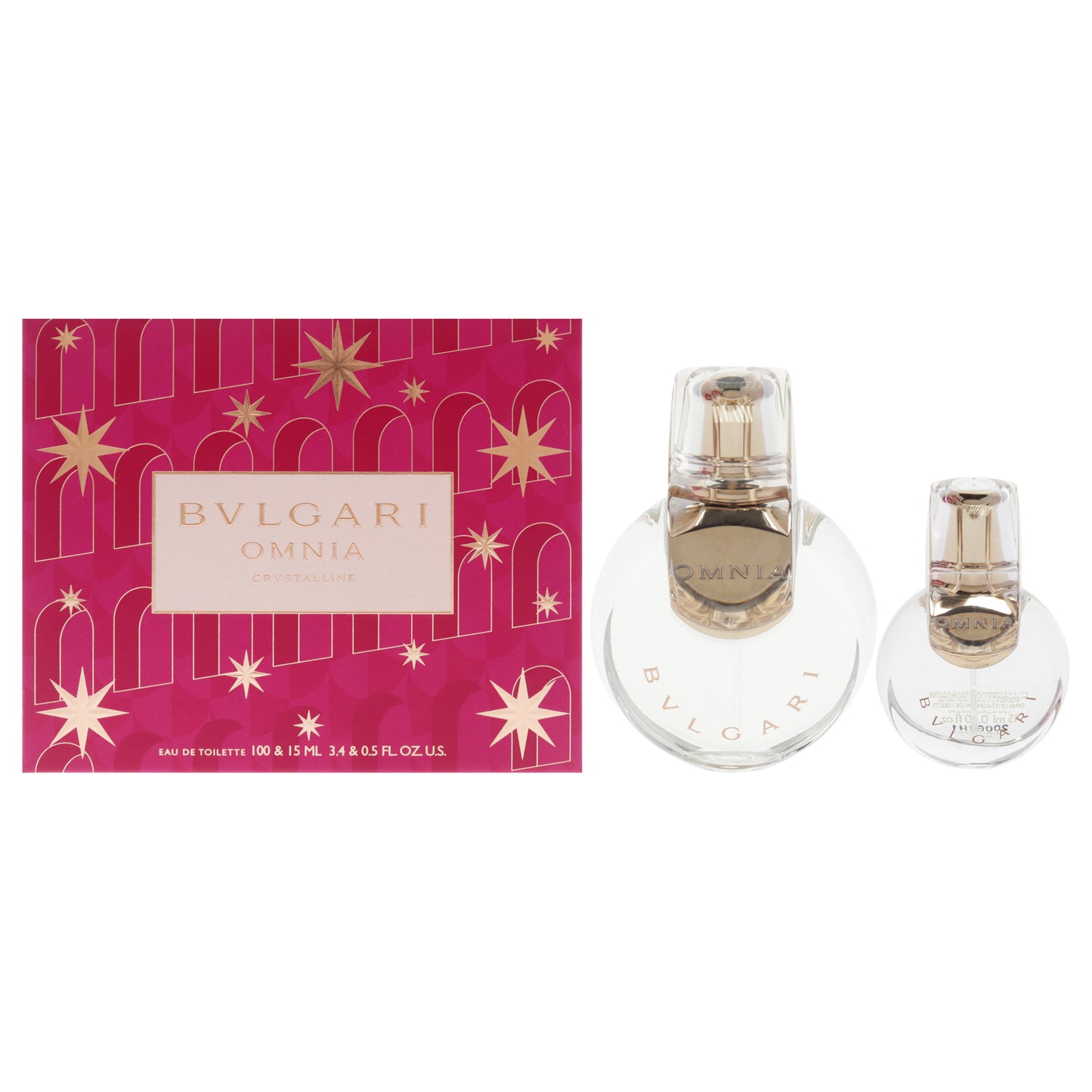 Omnia Crystalline 2 Pc Gift Set 3.4oz EDT Spray