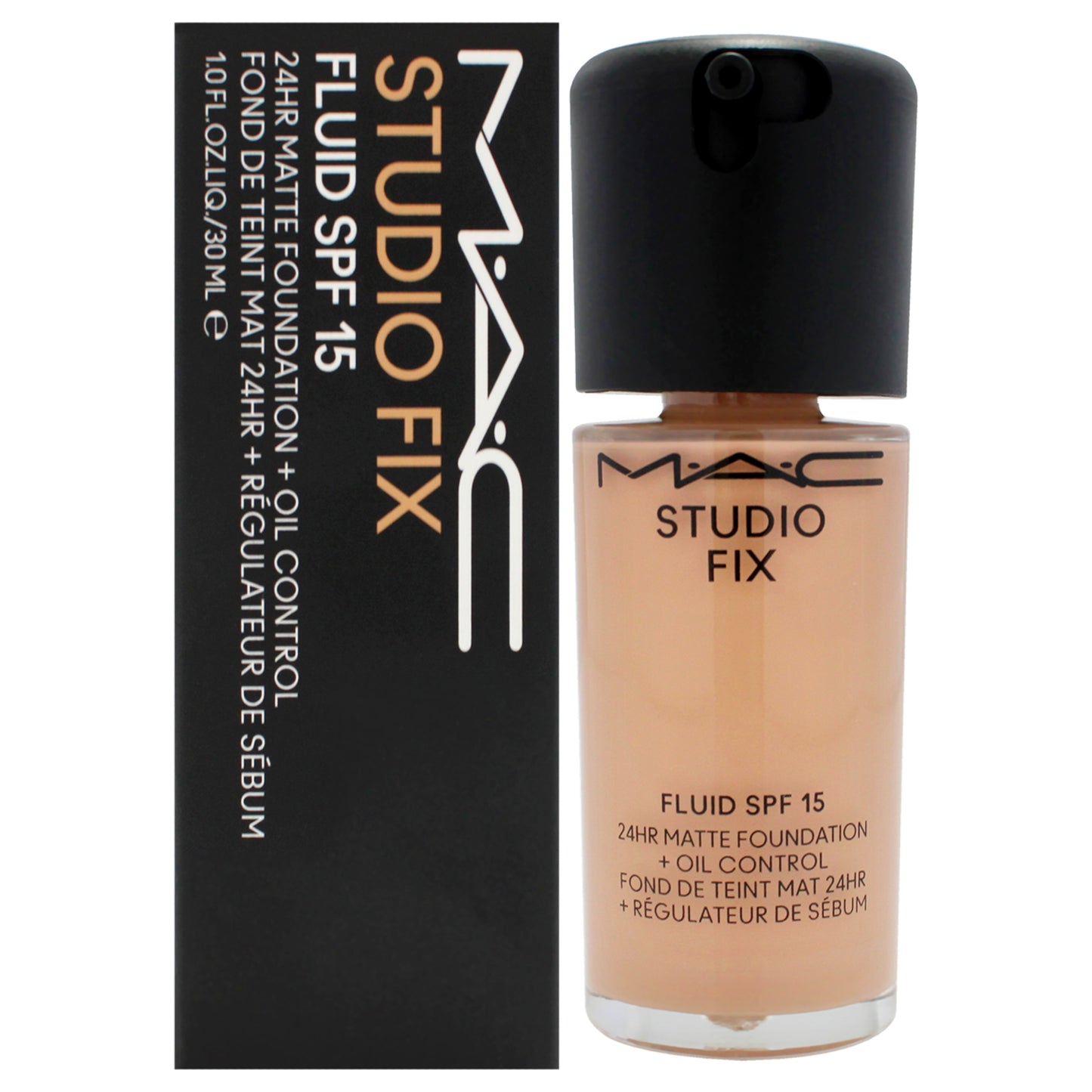 Studio Fix Fluid SPF 15 24Hr Matte Foundation Plus Oil Control - NW22 Warm Beige With Rosy Undertone 1 oz Foundation
