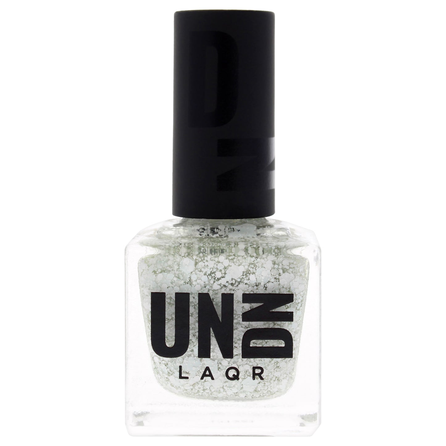 Vegan Nail Polish - 0203 Pink-Blue Splatter by UNDN for Women - 0.5 oz Nail Polish