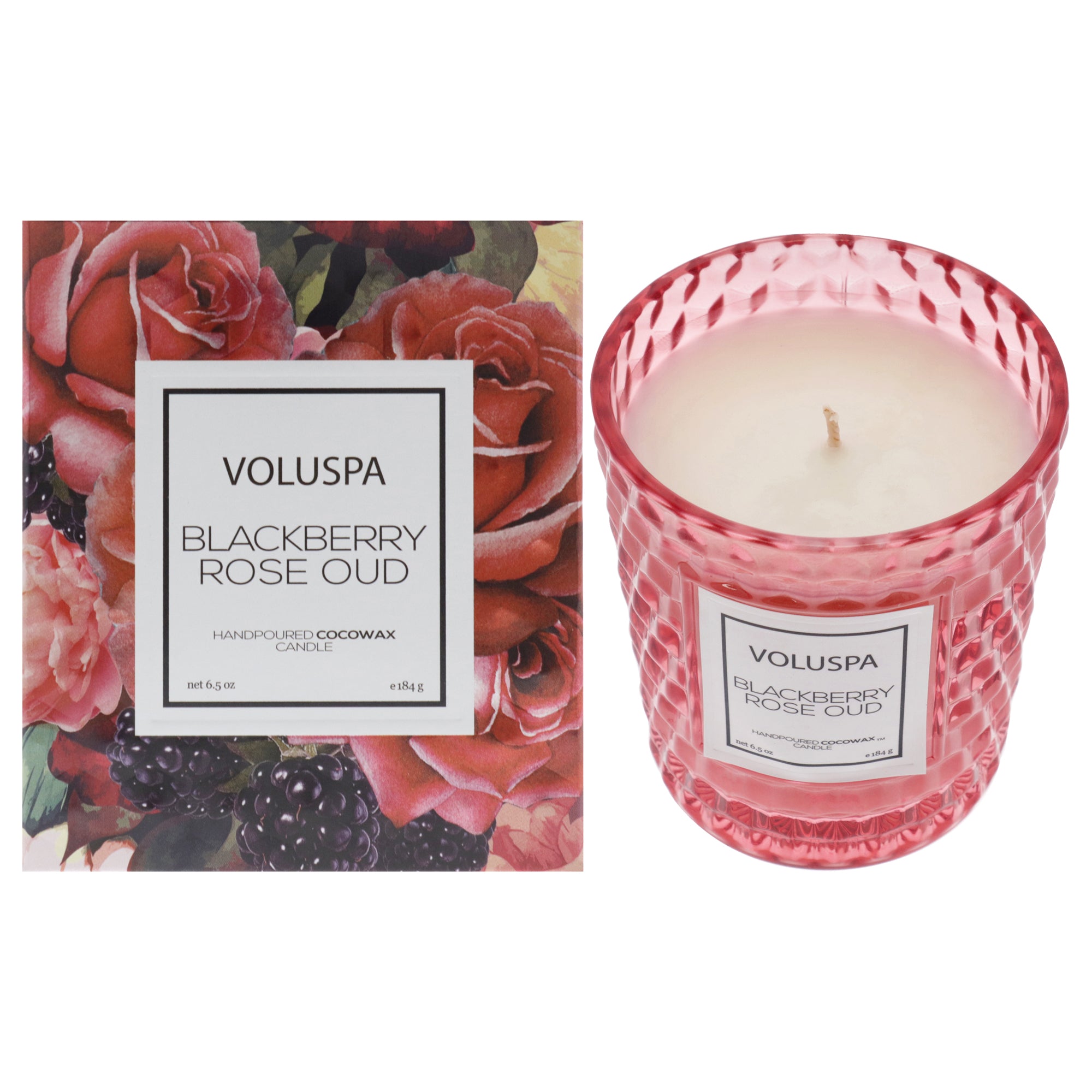 Classic - Blackberry Rose Oud by Voluspa for Unisex - 6.5 oz Candle