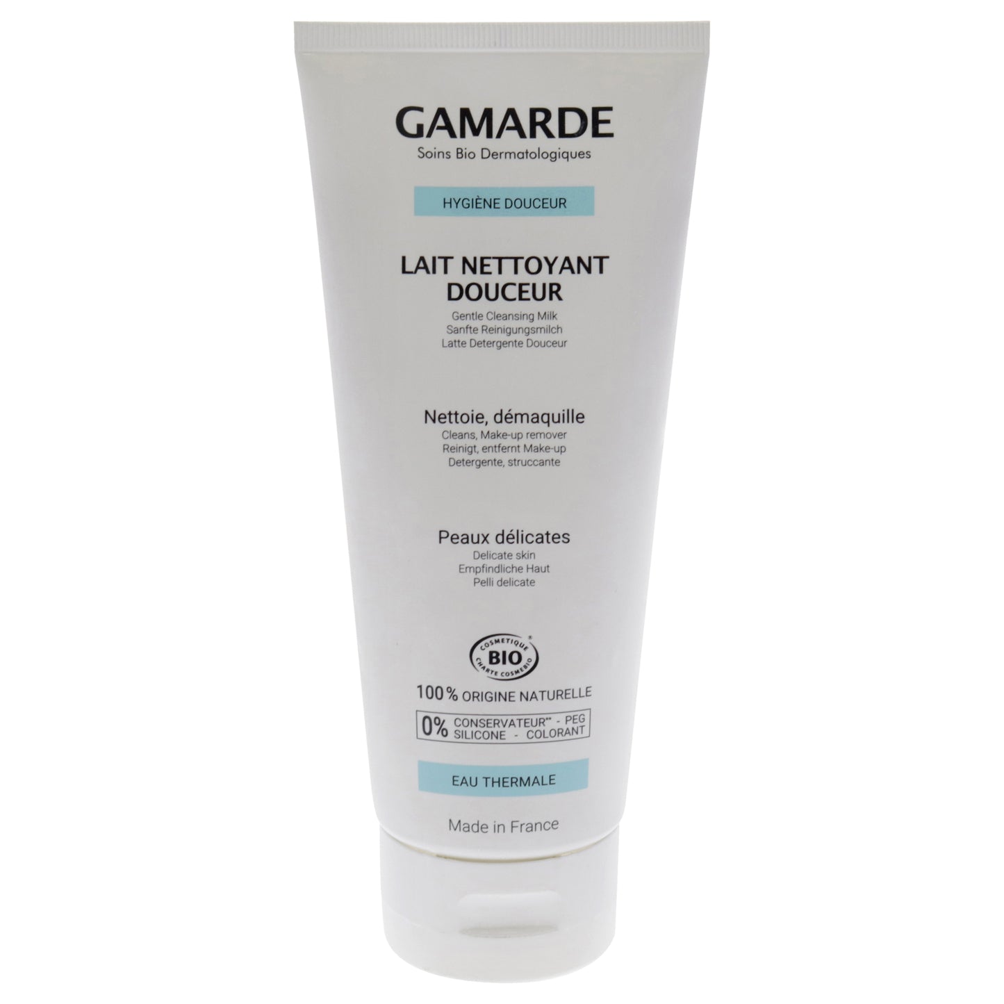 Gentle Cleansing Milk Make-up Remover by Gamarde for Women - 6.76 oz Cleanser