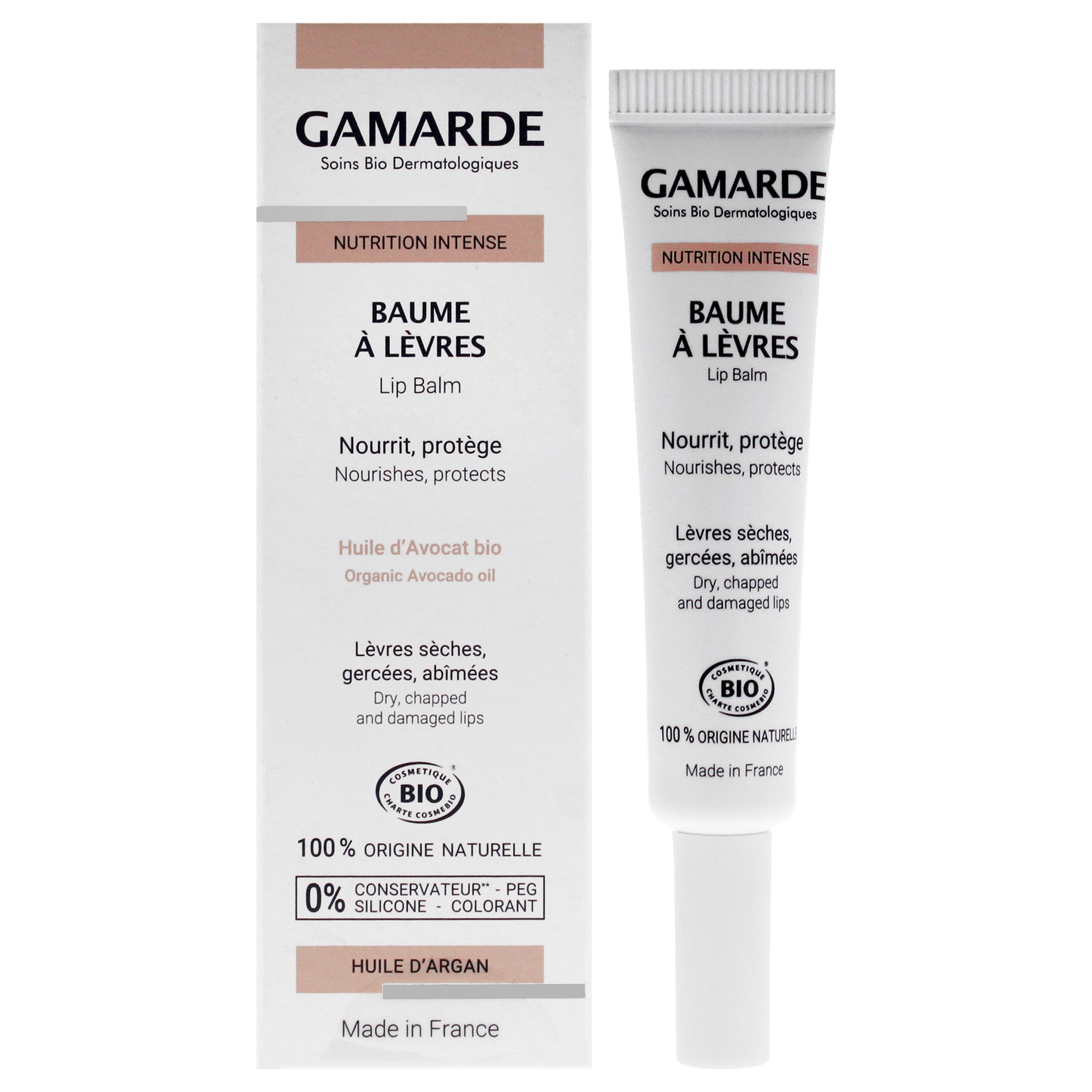 Lip Balm Nourishes Protects by Gamarde for Women - 0.33 oz Lip Balm