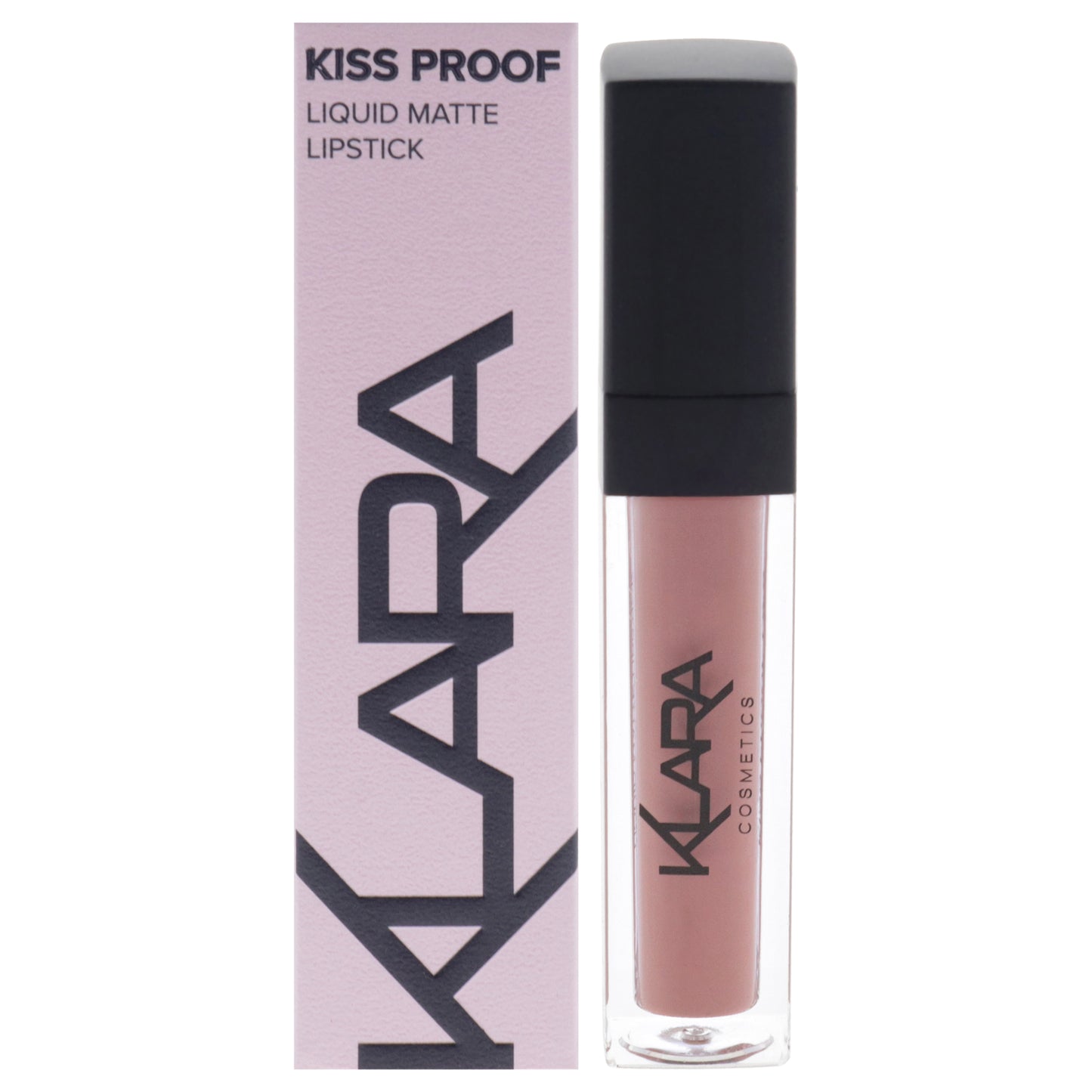 Kiss Proof Liquid Matte Lipstick - 15 Totally Nude by Klara for Women - 0.27 oz Lipstick