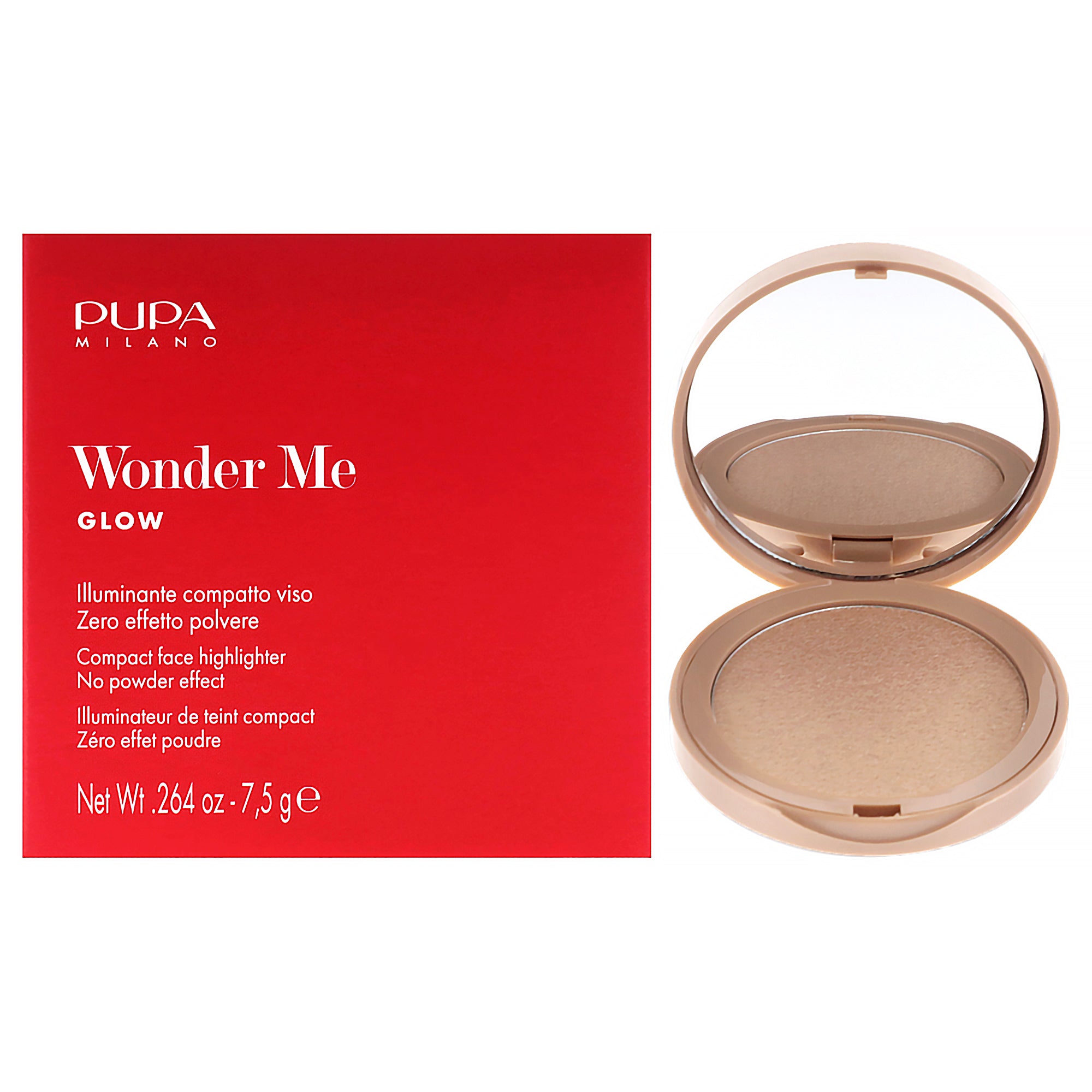 Wonder Me Glow - 102 Pure Gold by Pupa Milano for Women - 0.264 oz Highlighter