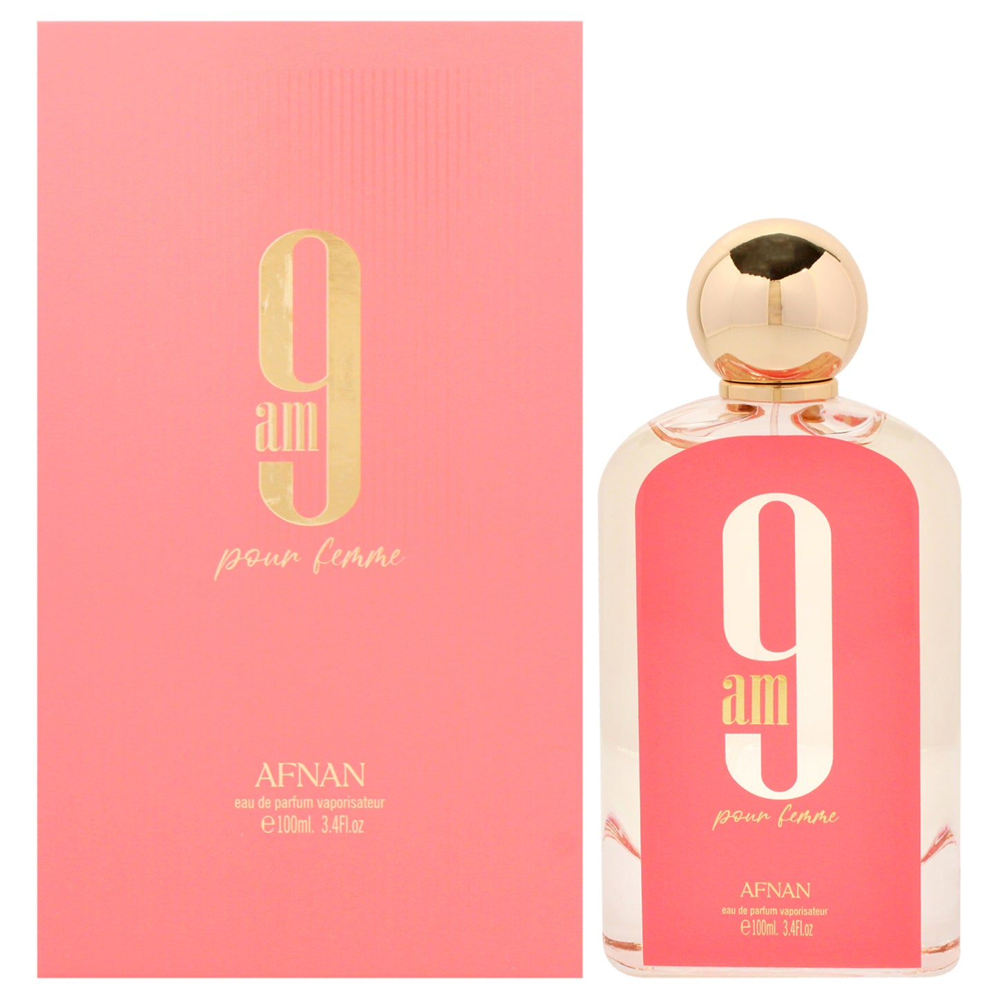 9 Collection - 9 AM Pour Femme by Afnan for Women - 3.4 oz EDP Spray