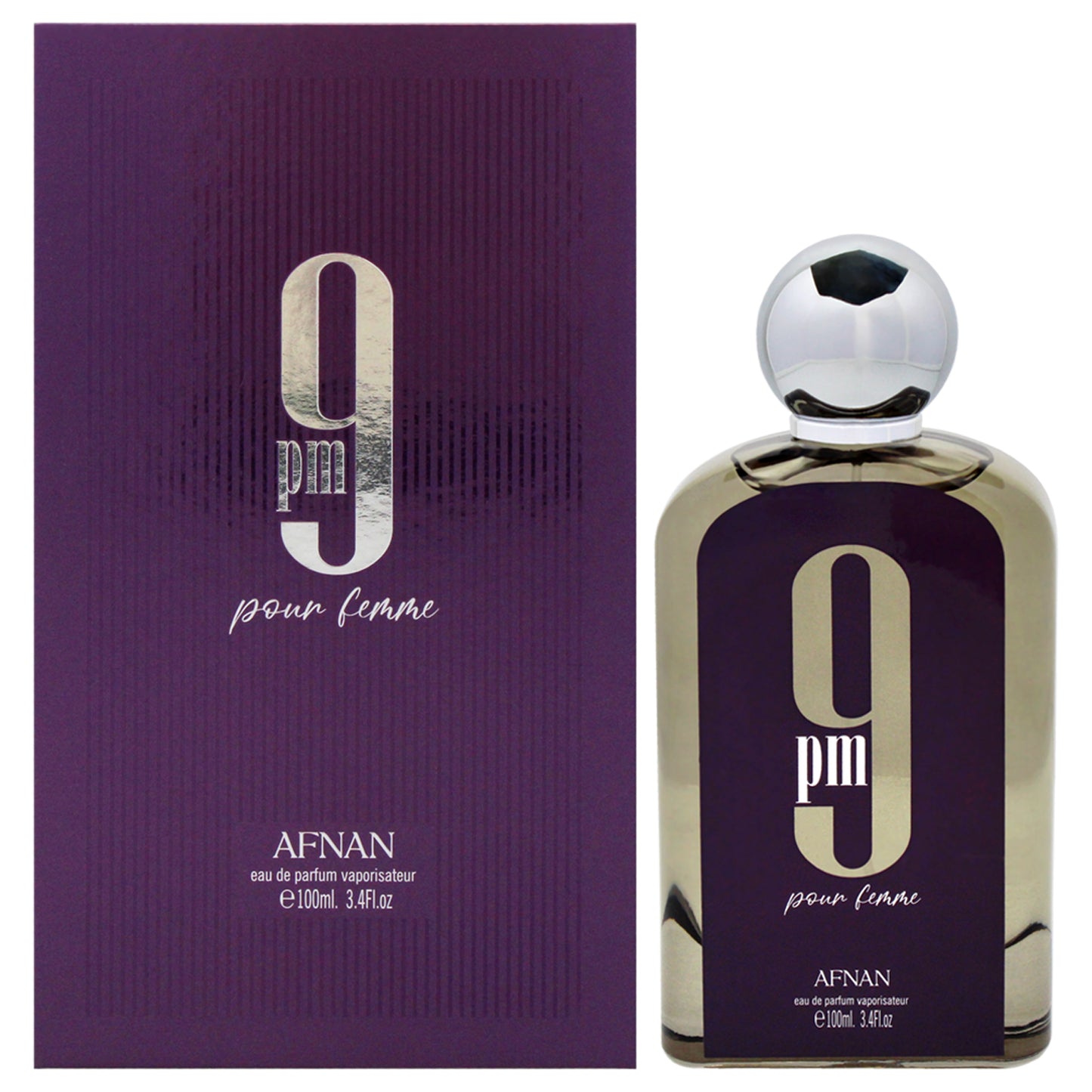 9 Collection - 9 PM Pour Femme by Afnan for Women - 3.4 oz EDP Spray