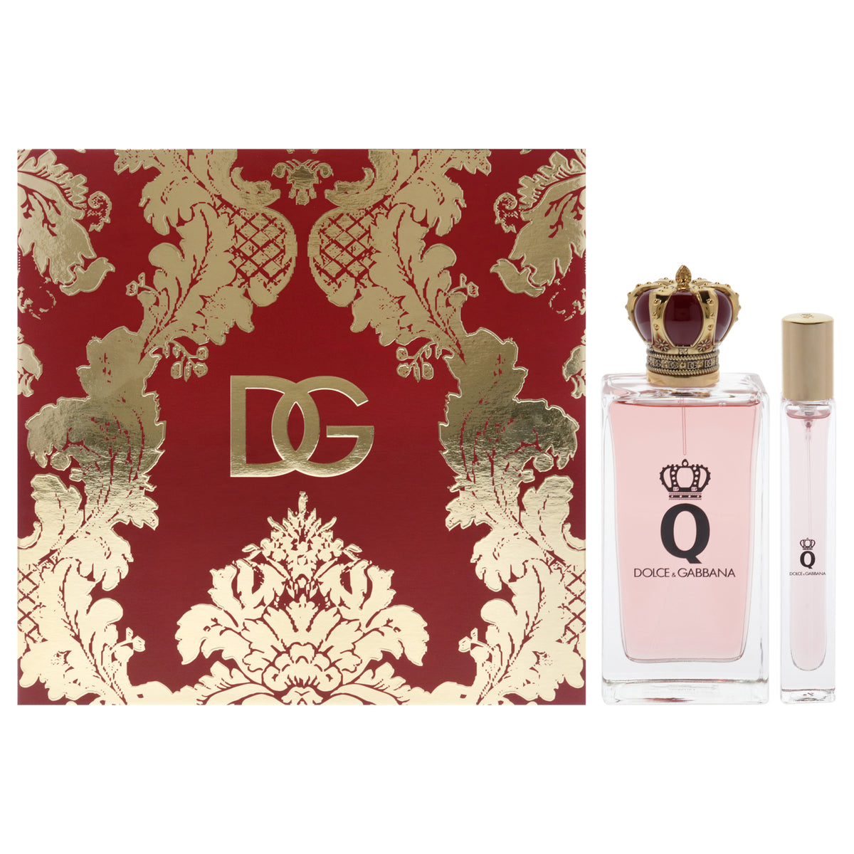 Q by Dolce and Gabbana for Women - 2 Pc Gift Set 3.3oz EDP Spray, 0.33oz EDP Spray