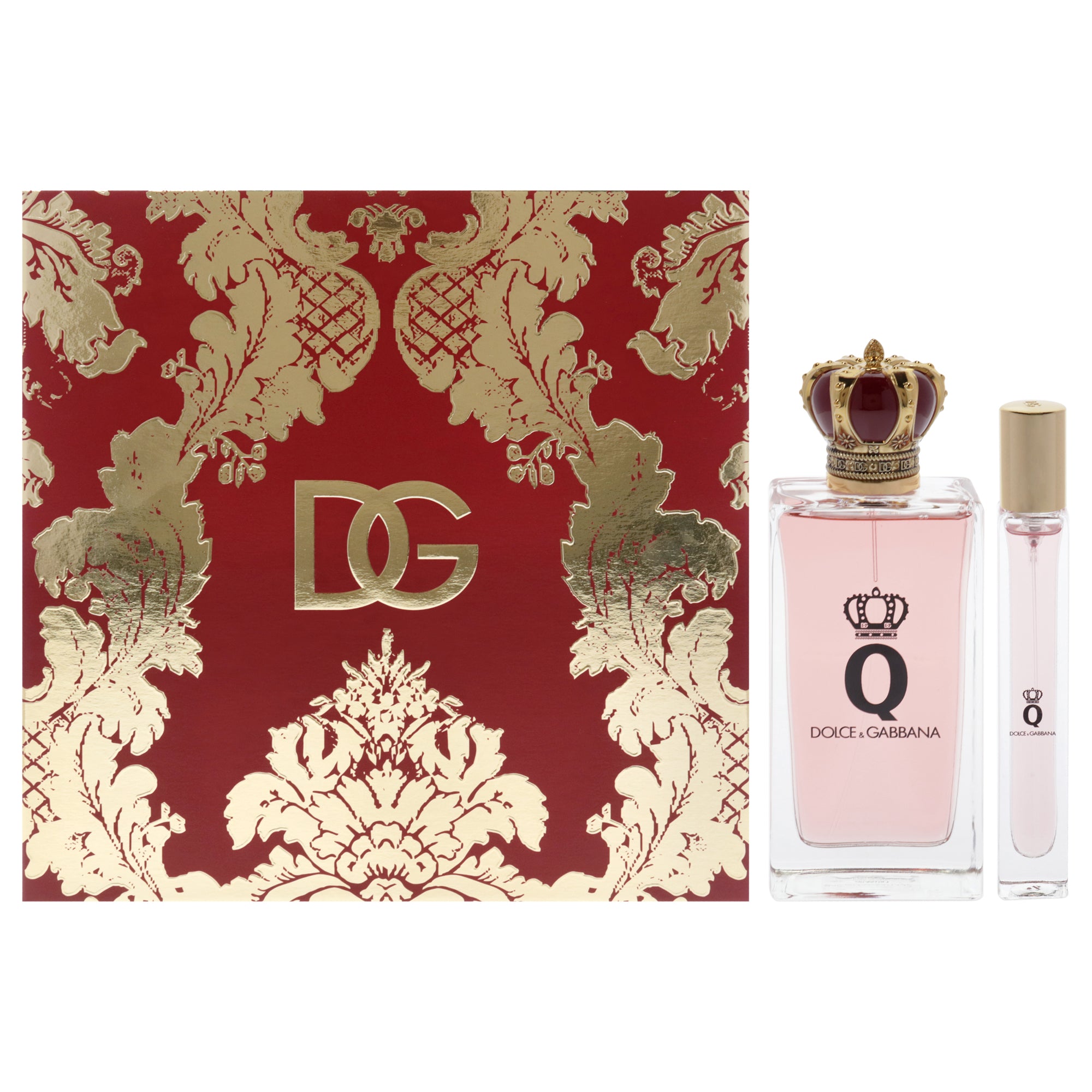 Q by Dolce and Gabbana for Women - 2 Pc Gift Set 3.3oz EDP Spray, 0.33oz EDP Spray