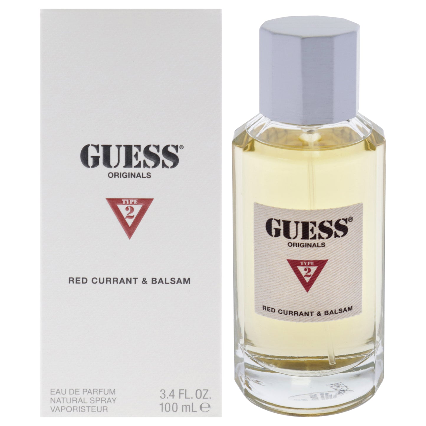 Guess Originals Type 2 Red Currant and Balsam by Guess for Unisex - 3.4 oz EDP Spray