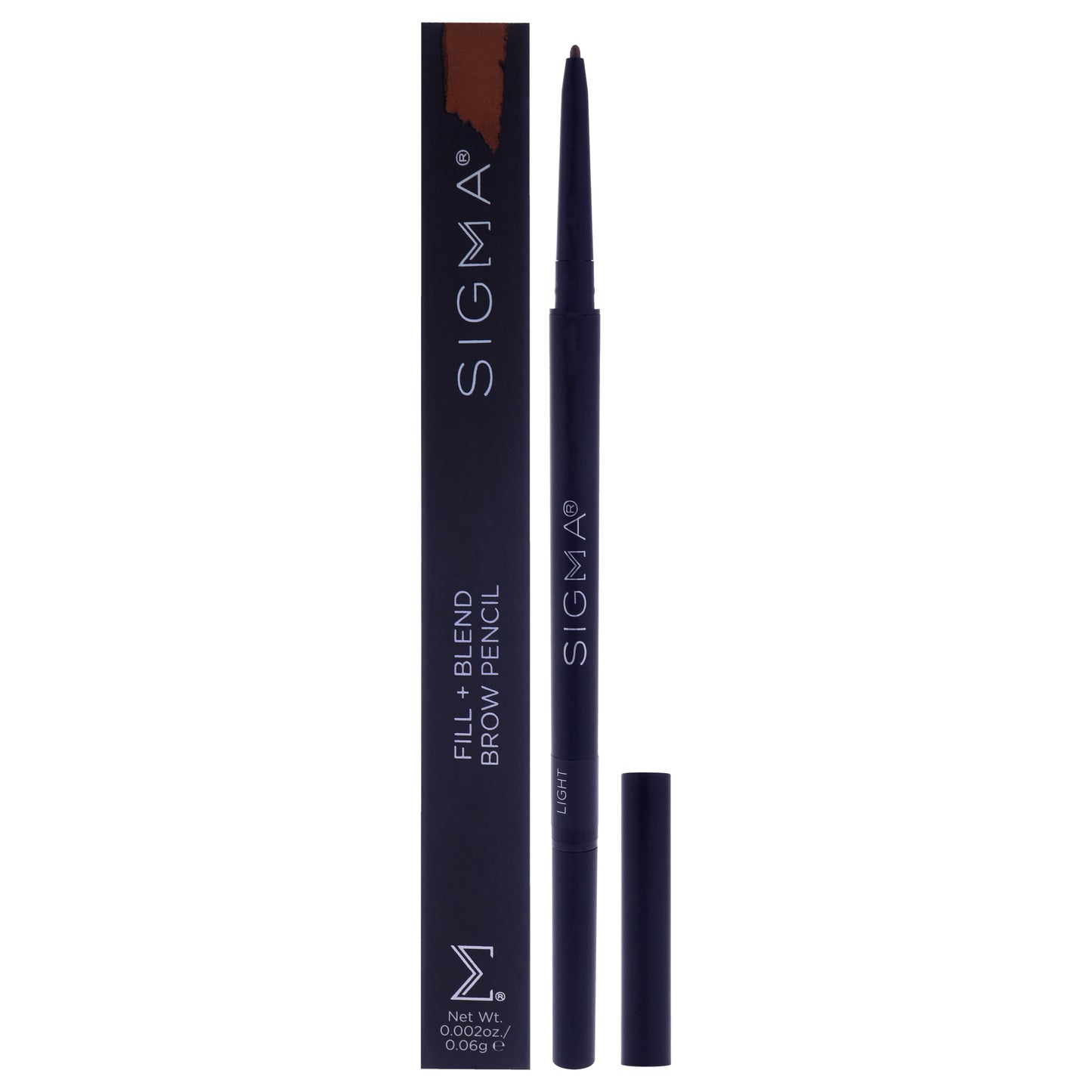 Fill Plus Blend Brow Pencil - Light by SIGMA for Women - 0.002 oz Eyebrow Pencil