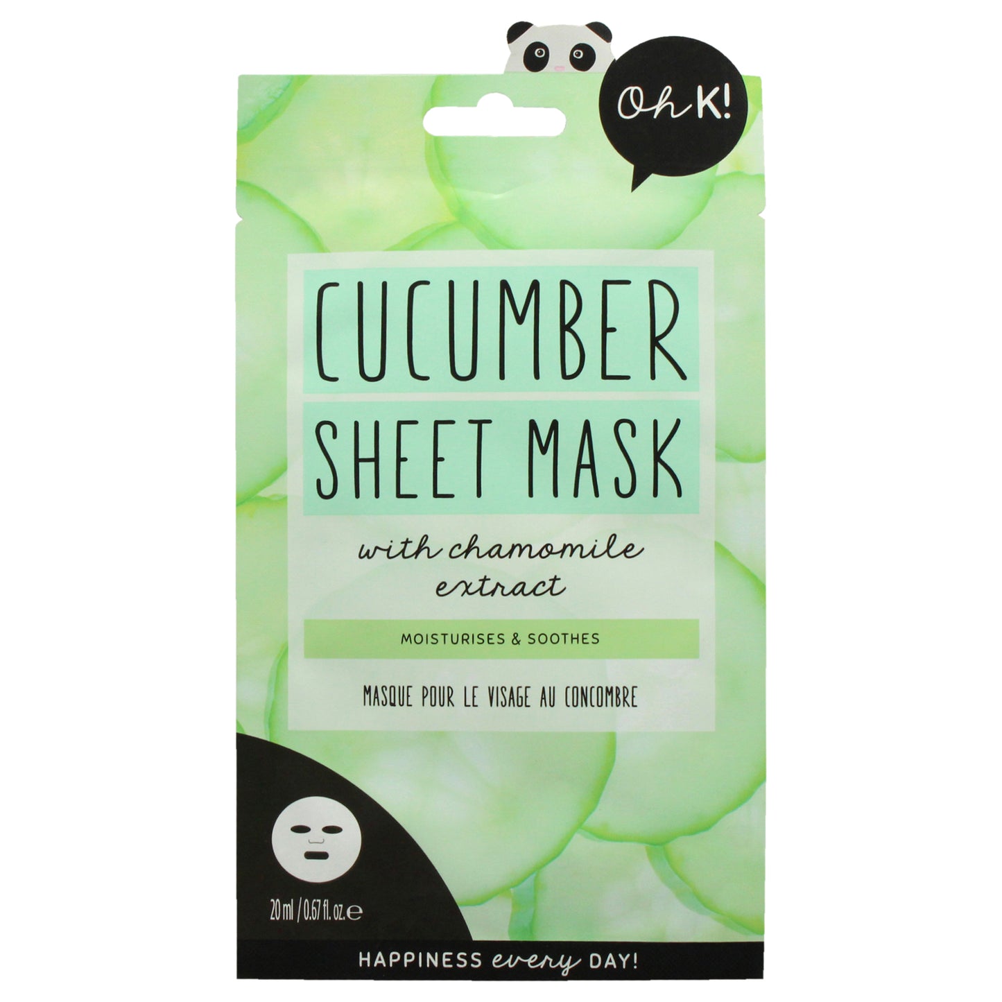 Sheet Mask - Cucumber 1 Pc Mask