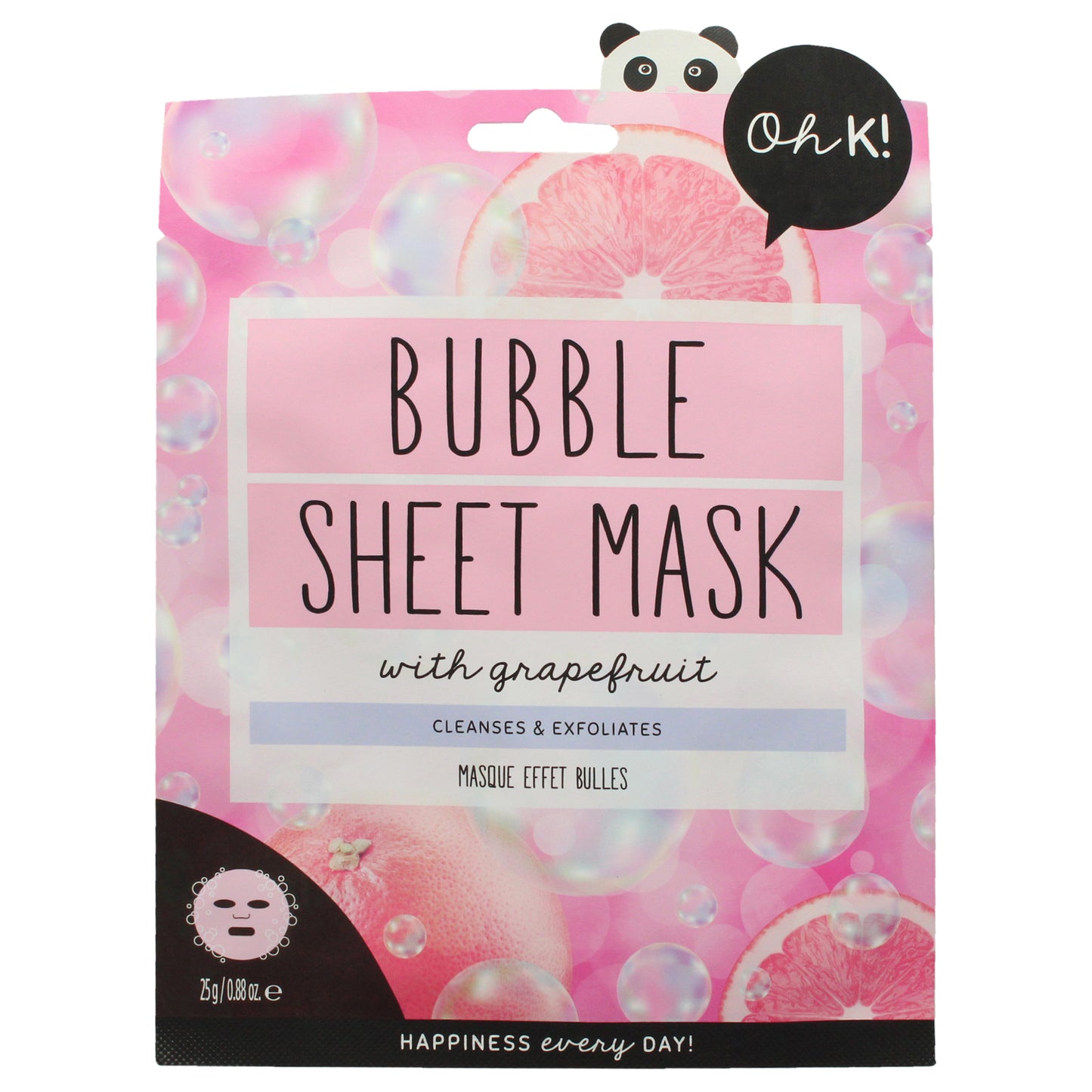 Bubble Sheet Mask - Grapefruit 1 Pc Mask