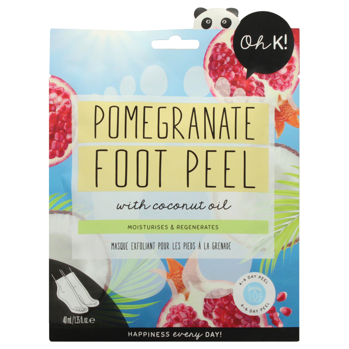Jelly Foot Peel - Pomegranate 1 Pair Mask