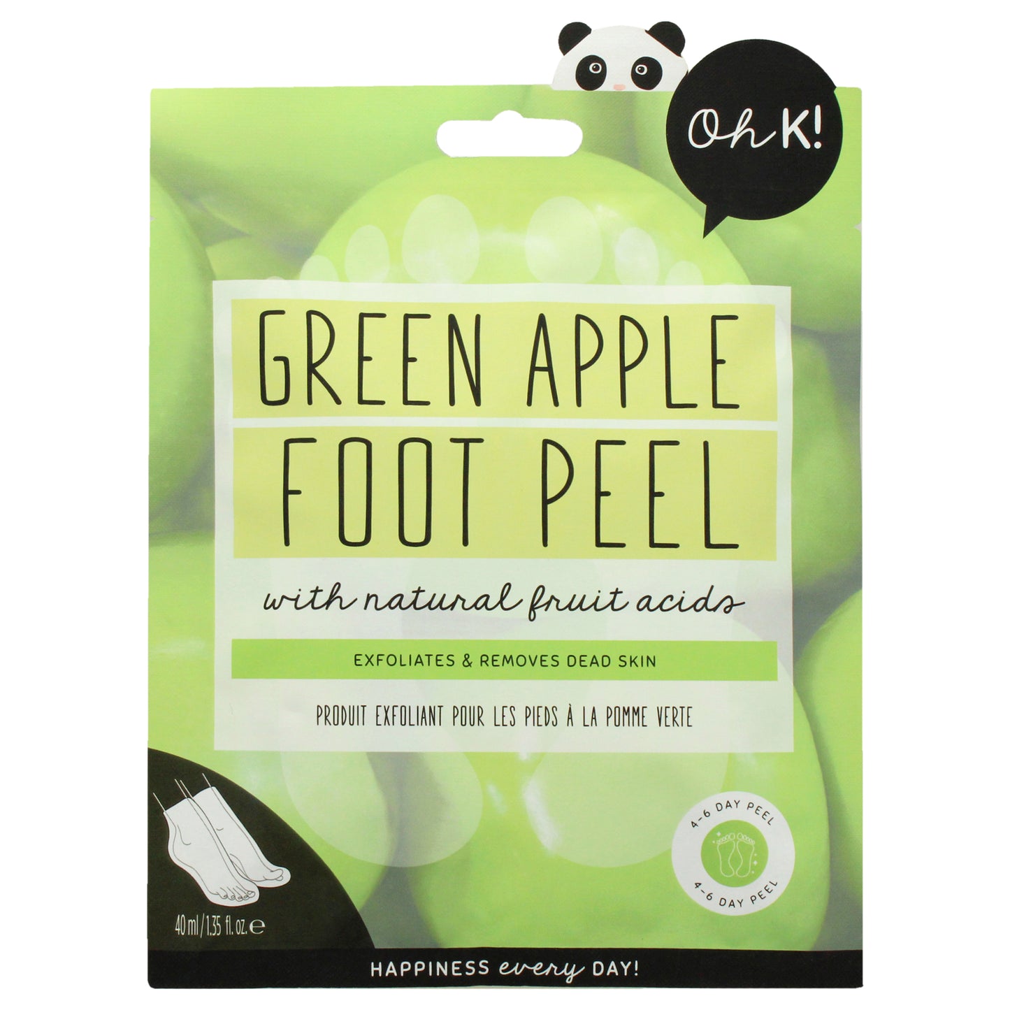 Jelly Foot Peel - Green Apple 1 Pair Mask