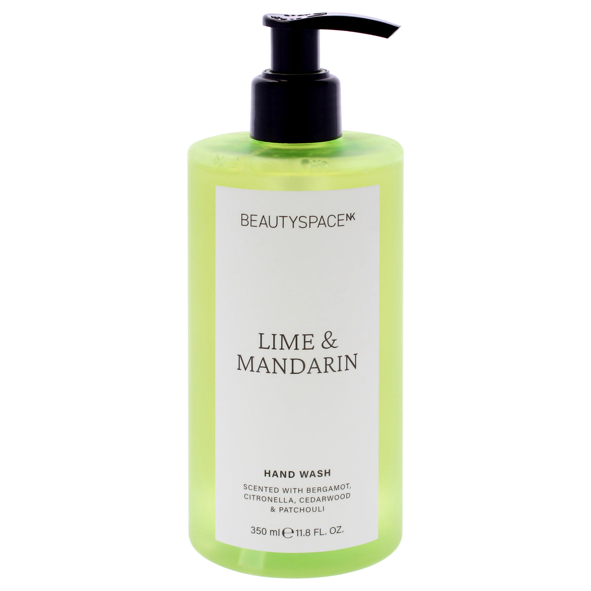 Beauty Space Hand Wash - Lime and Mandarin by BeautySpace for Unisex - 11.8 oz Hand Wash